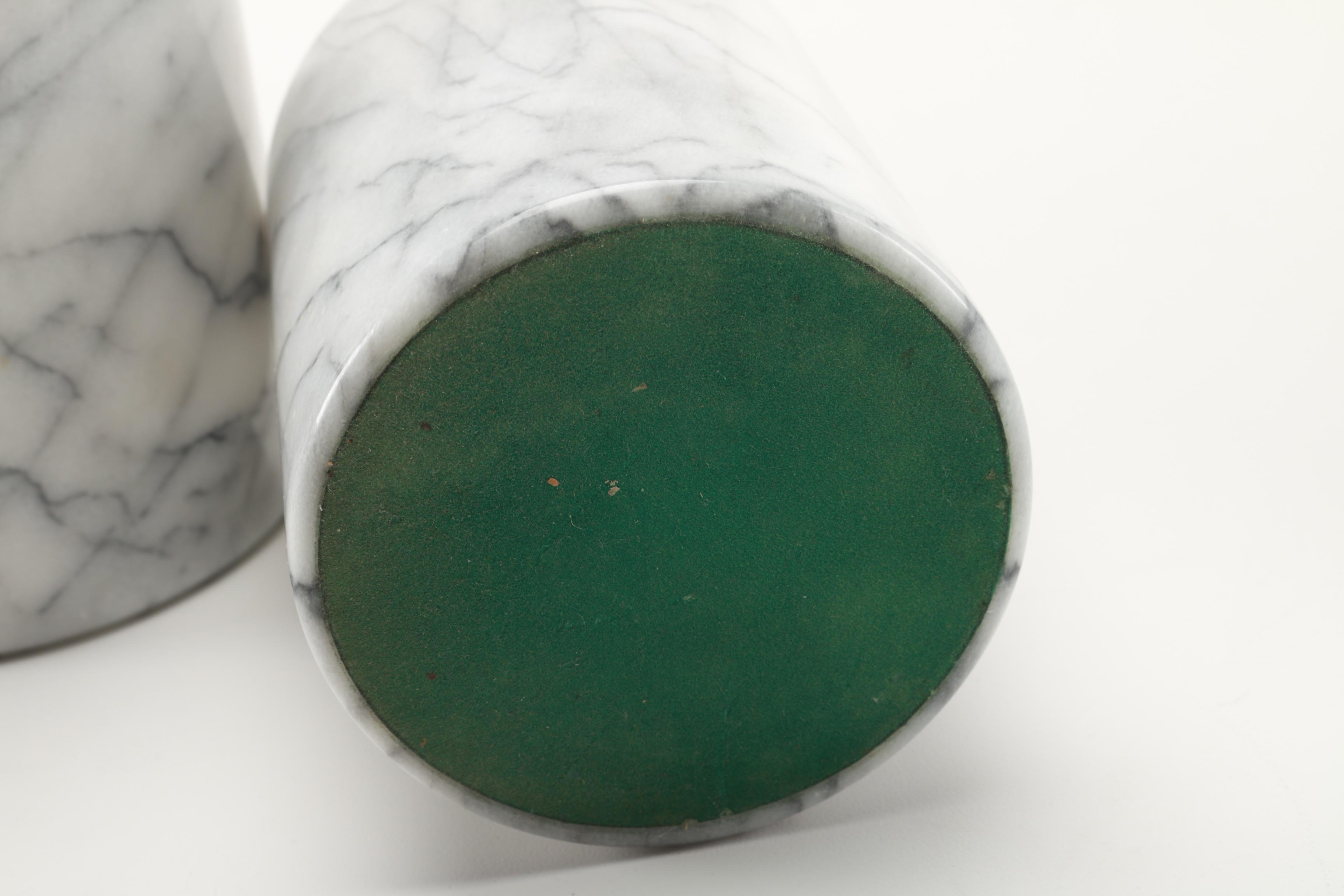 Marble Canisters with Lids