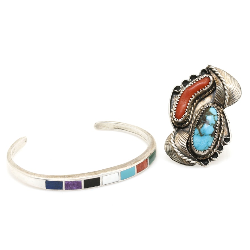 Navajo Sterling Silver Gemstone Jewelry Featuring Raymond Yazzie and Mary and Richard Thomas
