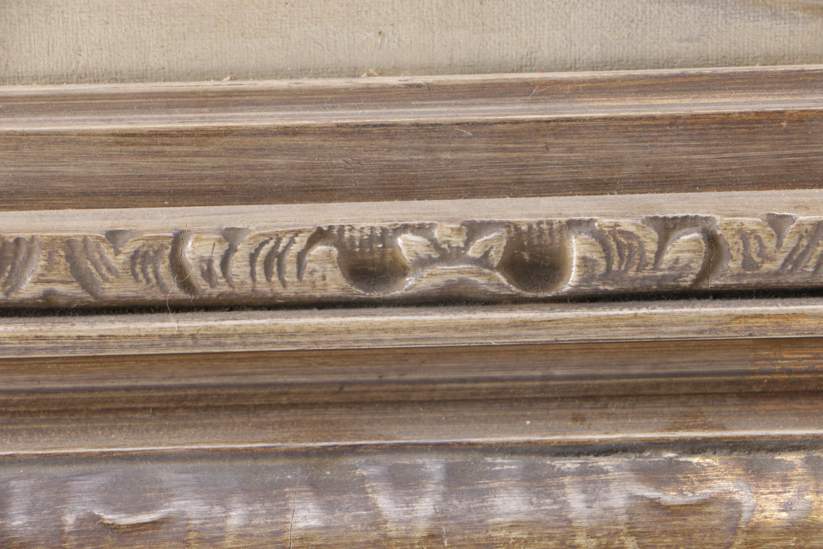 Attributed to A. B. Fanshaw Oil on Canvas "Near Cambridge"