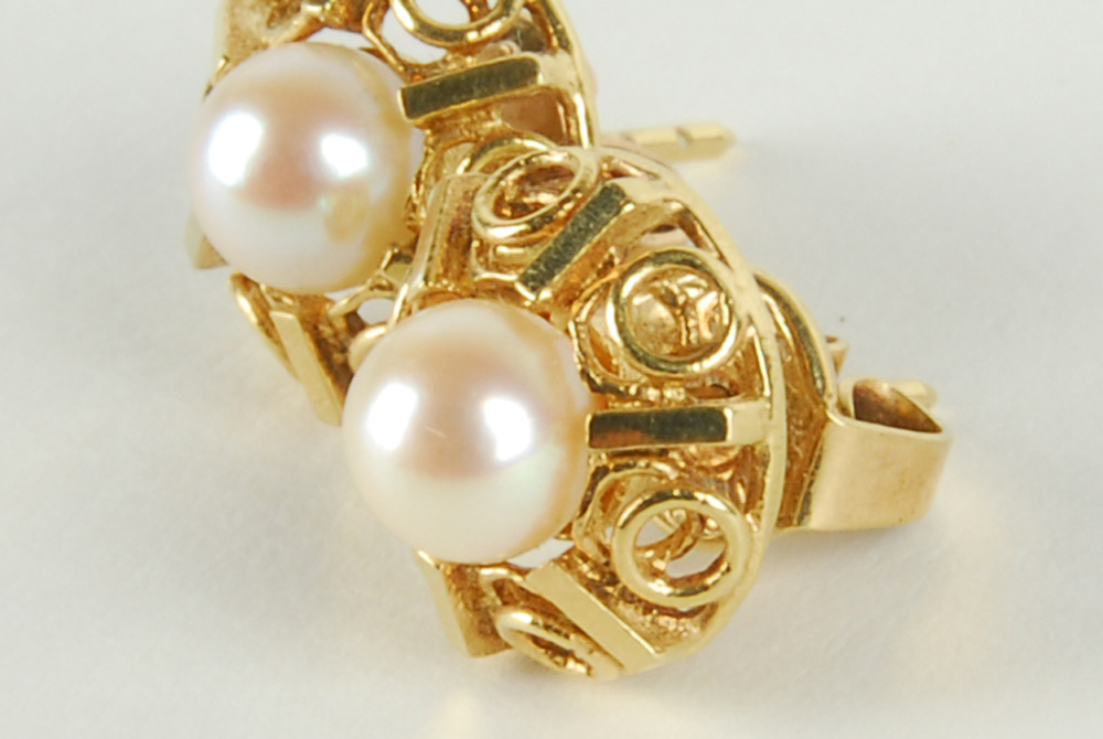 14K Yellow Gold Jewlery Collection Including Pearls