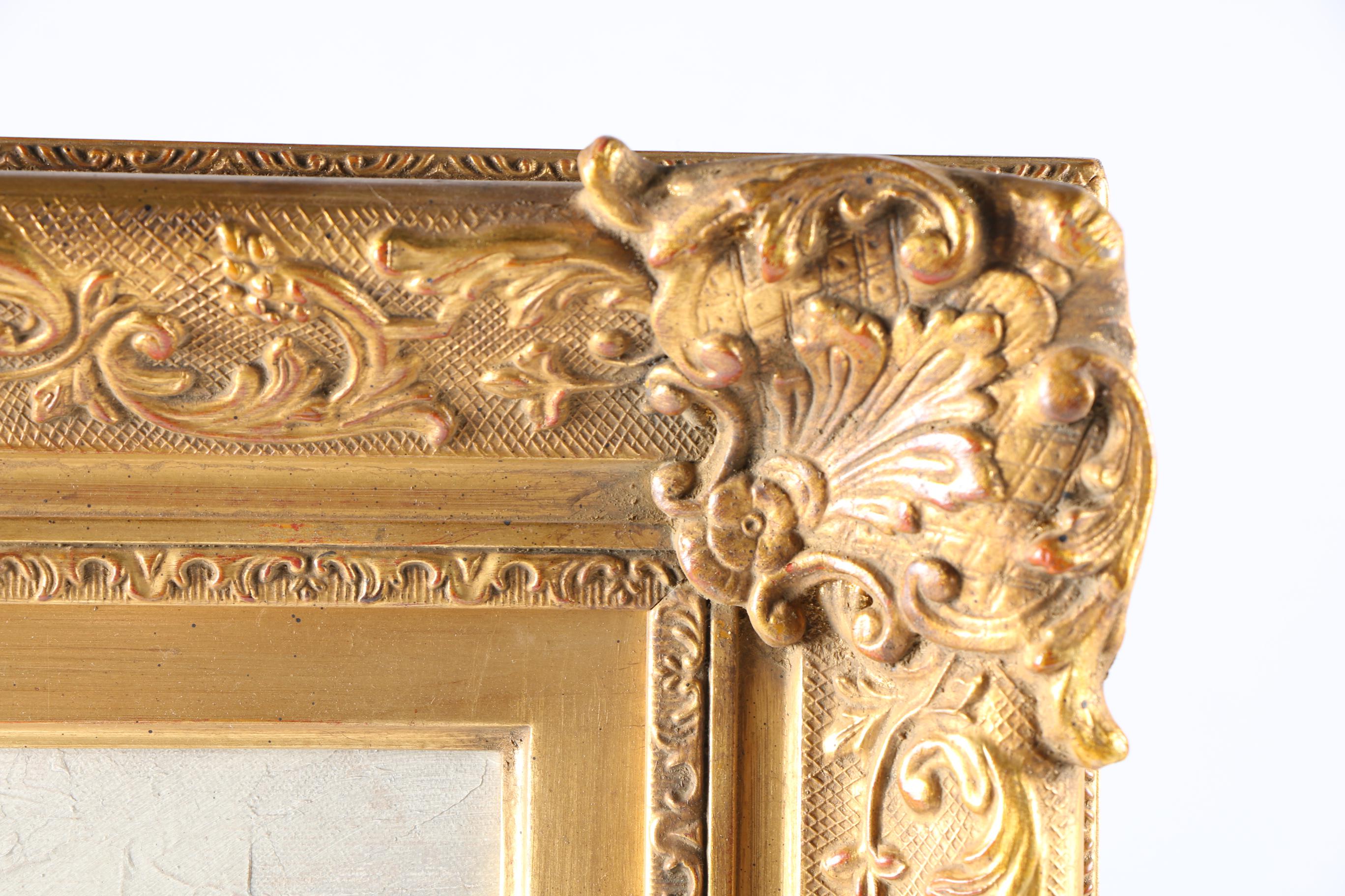 Paillard Oil Painting on Canvas of Floral Arrangement