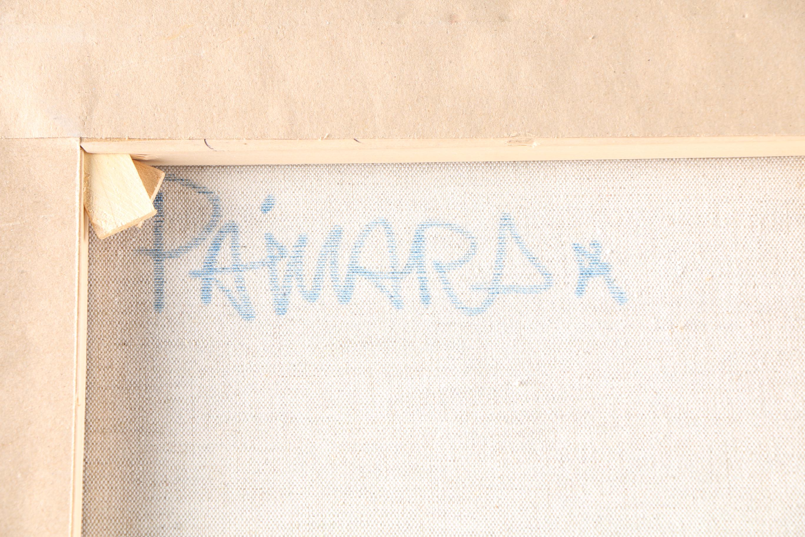 Paillard Oil Painting on Canvas of Floral Arrangement