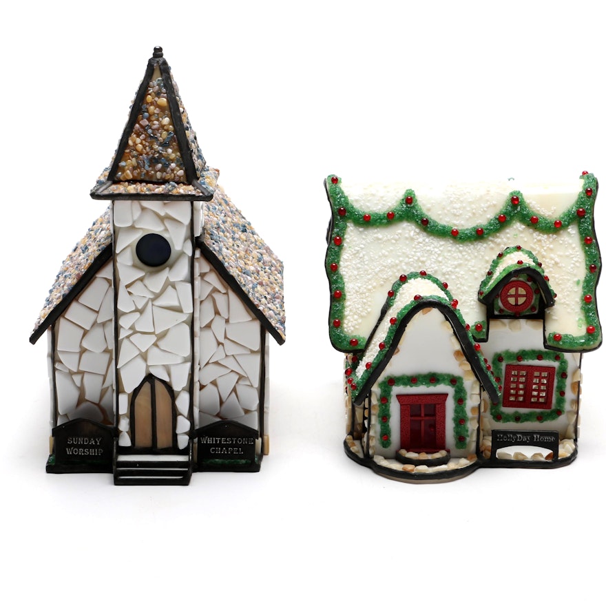 Decorative Holiday Village Miniatures