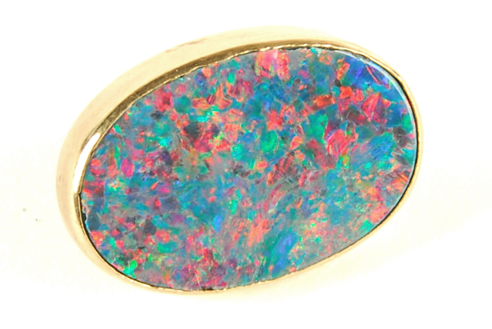 Sterling Silver Opal Bracelet and Earrings