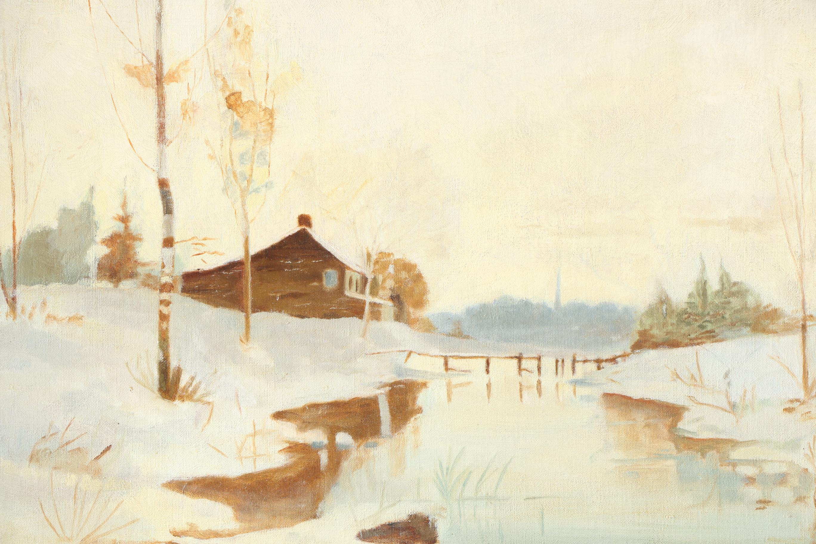 Oil Painting on Canvas "Landscape"