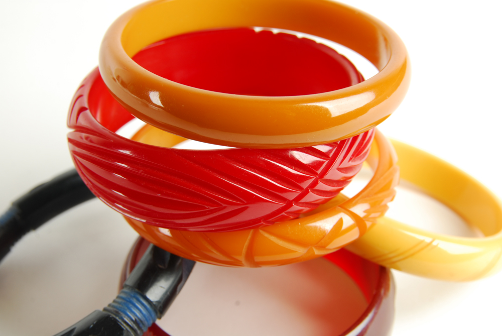 Six Bakelite Bangles