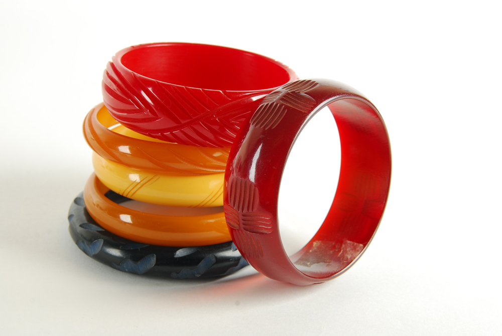 Six Bakelite Bangles