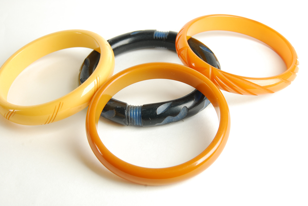 Six Bakelite Bangles