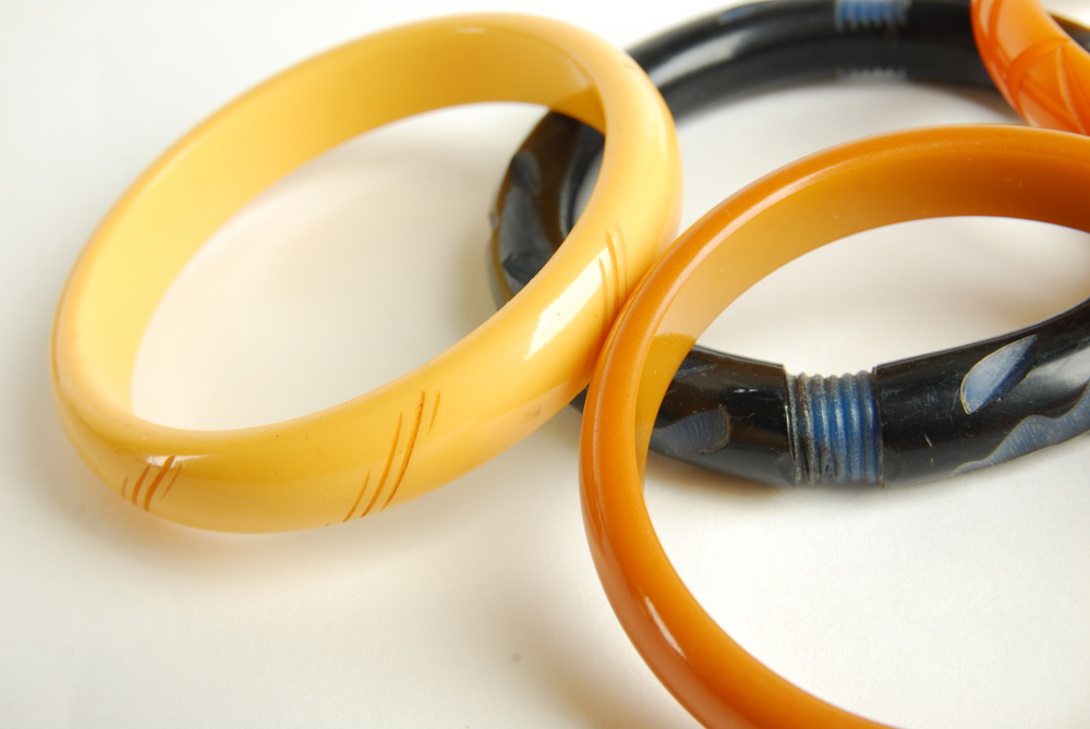 Six Bakelite Bangles