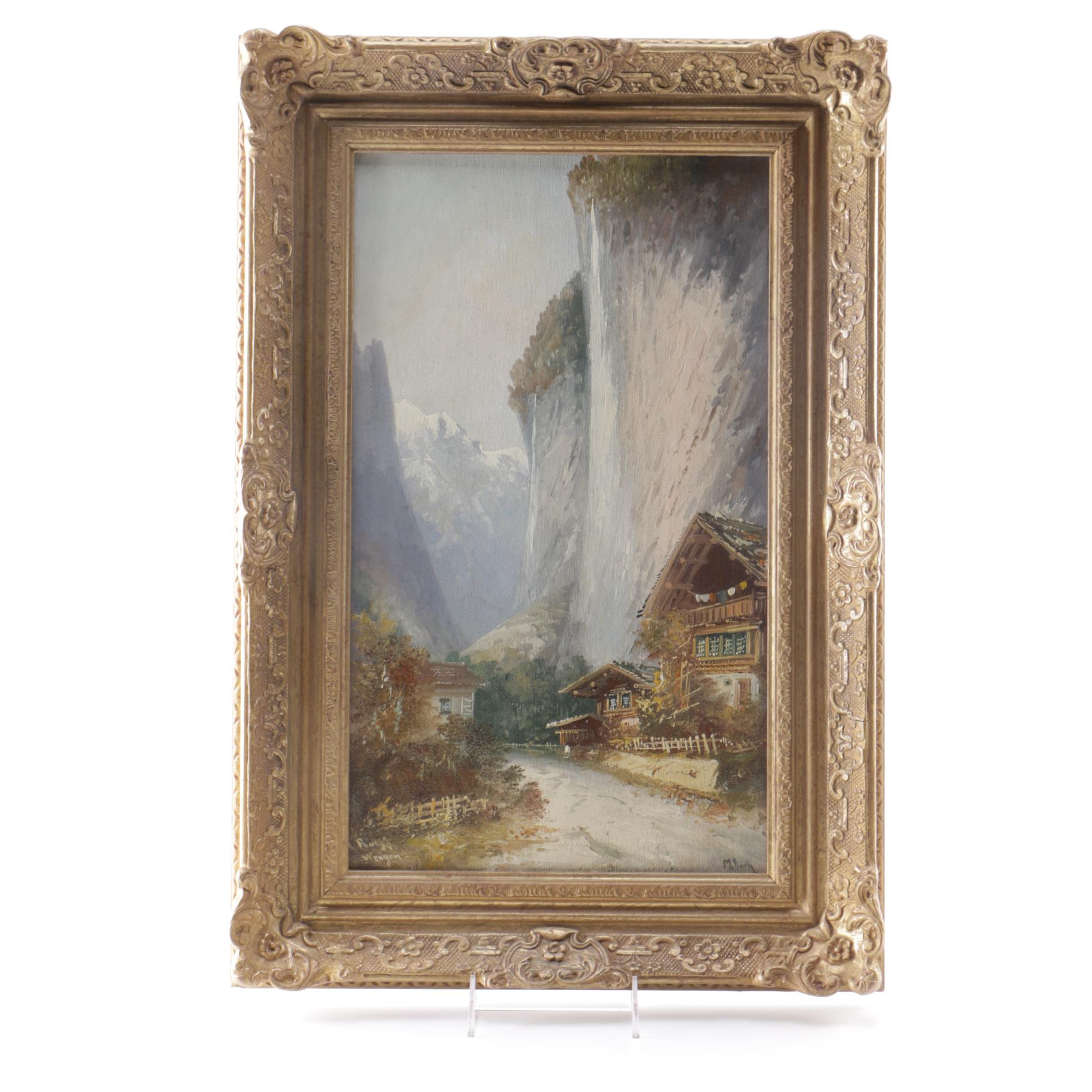 Madeline Bach Oil on Canvas Landscape