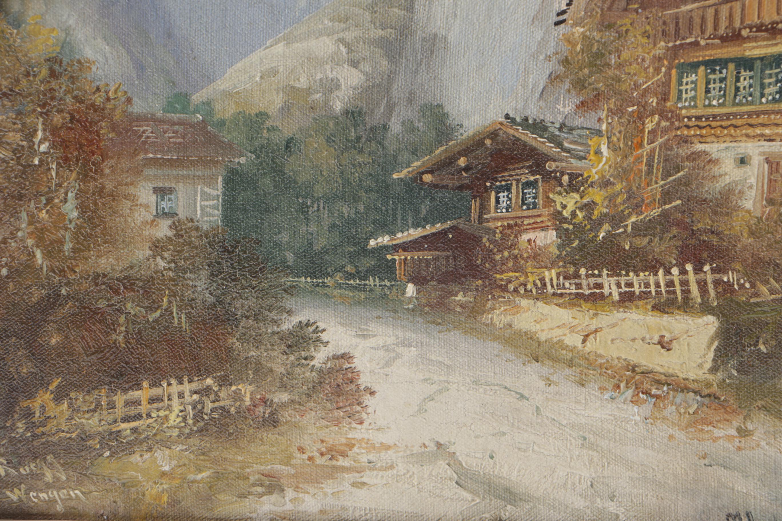 Madeline Bach Oil on Canvas Landscape