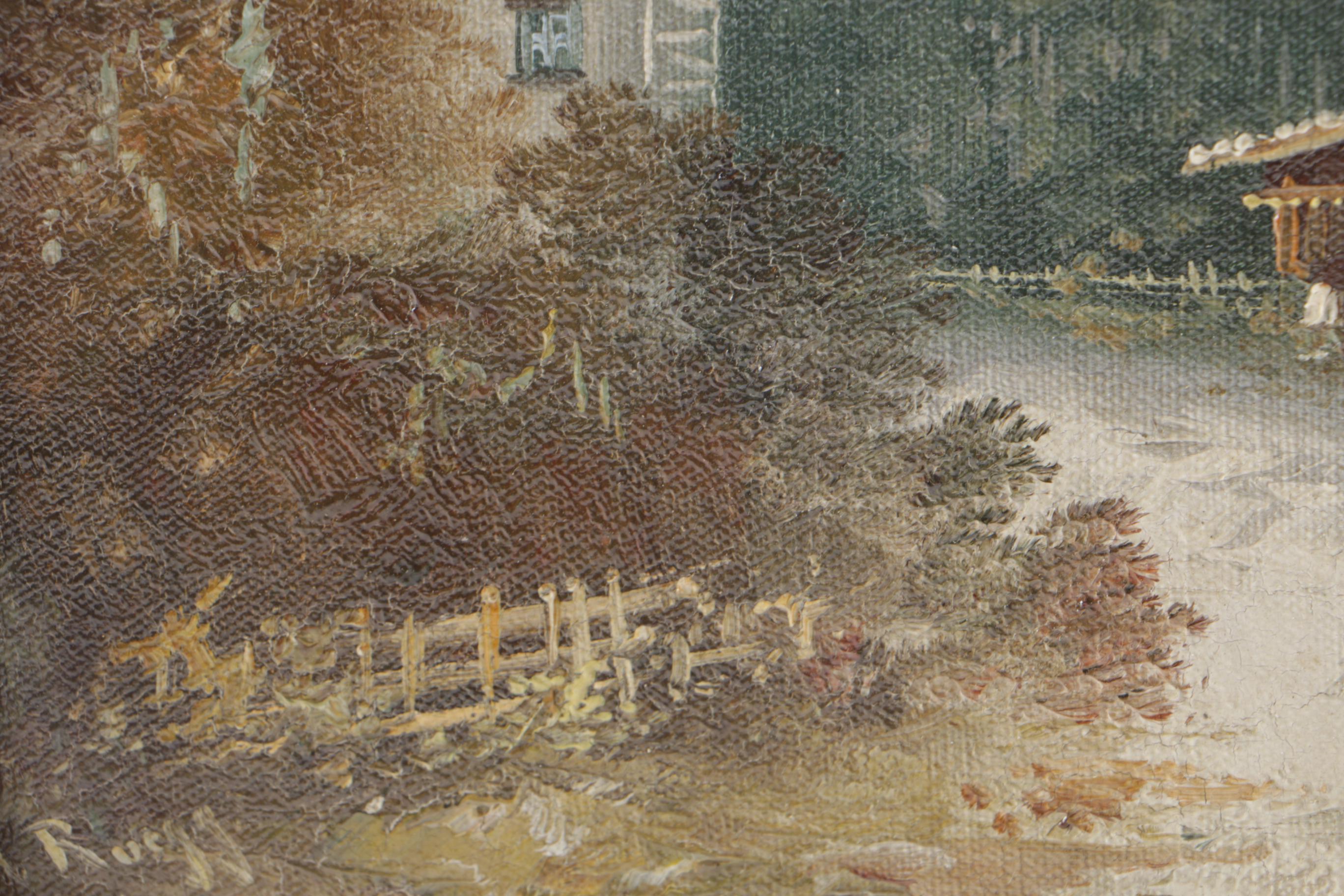 Madeline Bach Oil on Canvas Landscape