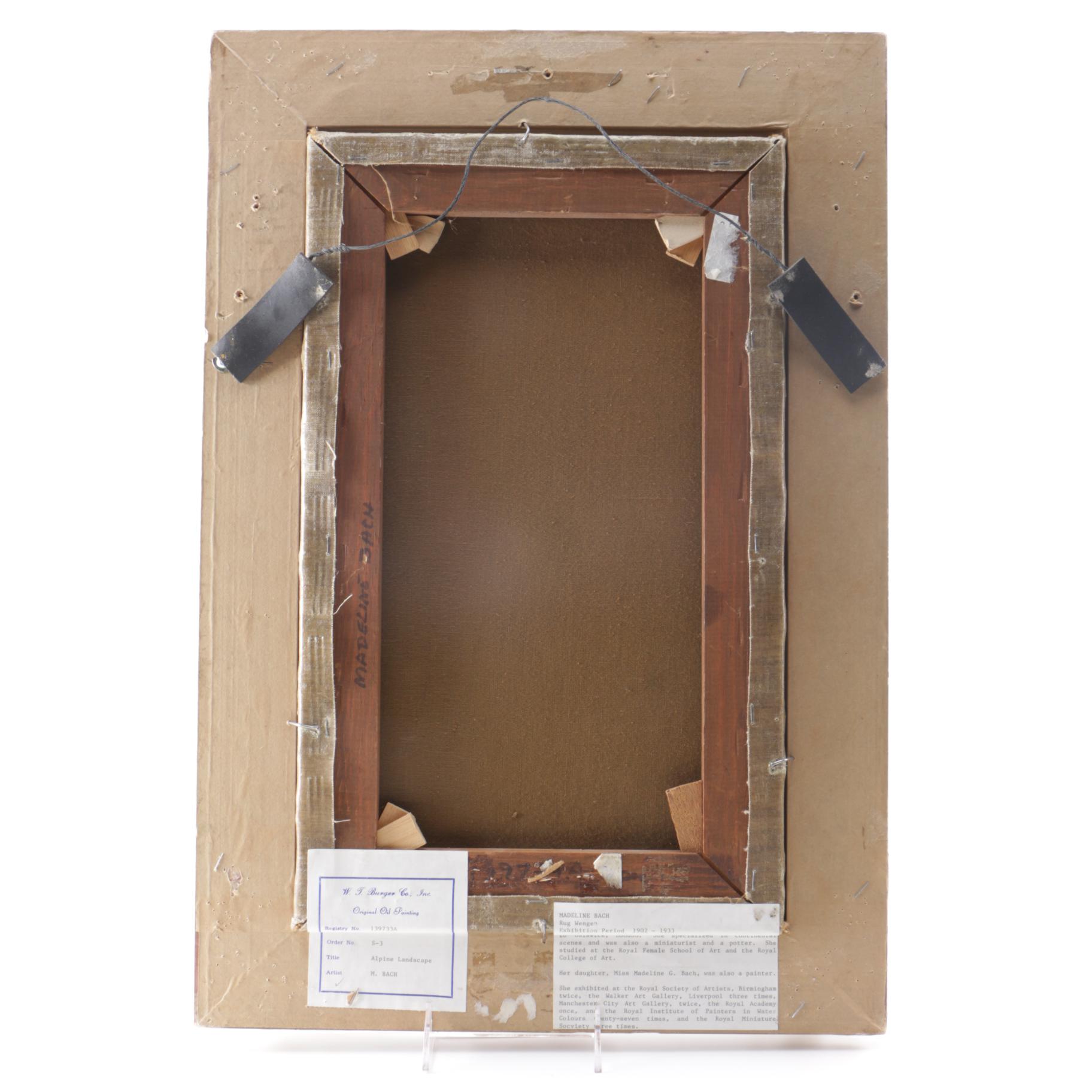 Madeline Bach Oil on Canvas Landscape