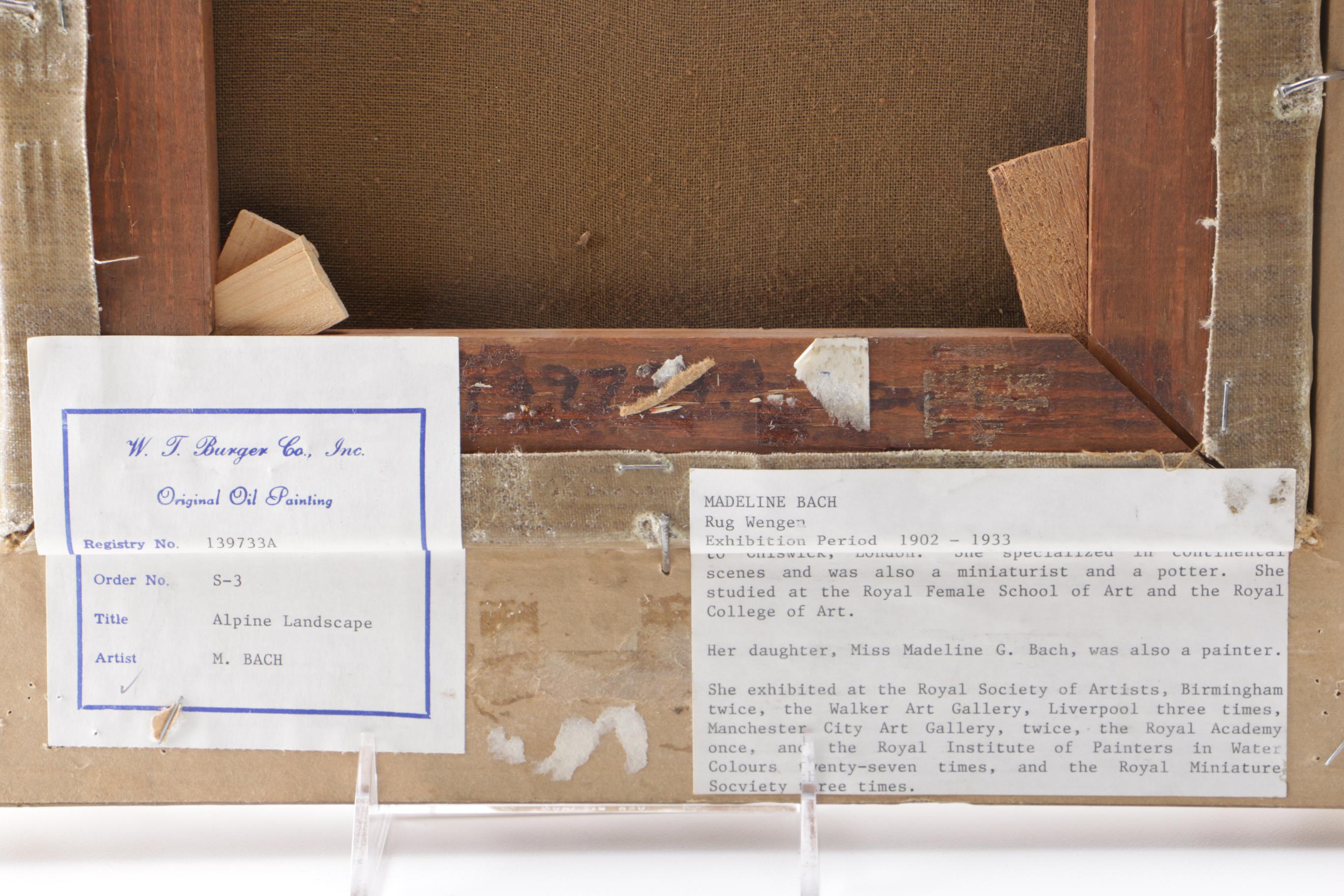 Madeline Bach Oil on Canvas Landscape