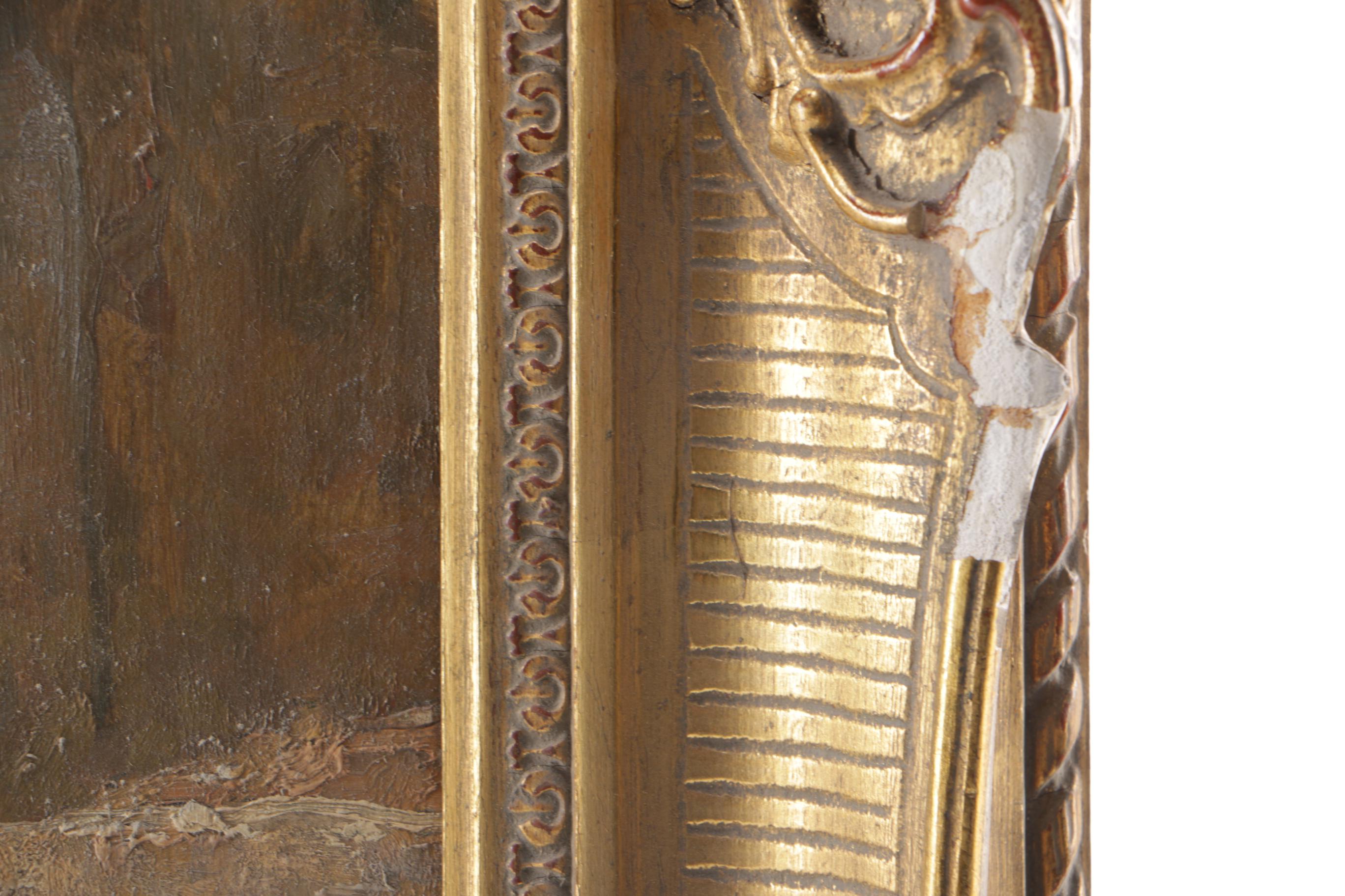 Stephan Simony  Oil Painting on Board  "City Gate of Budapest"