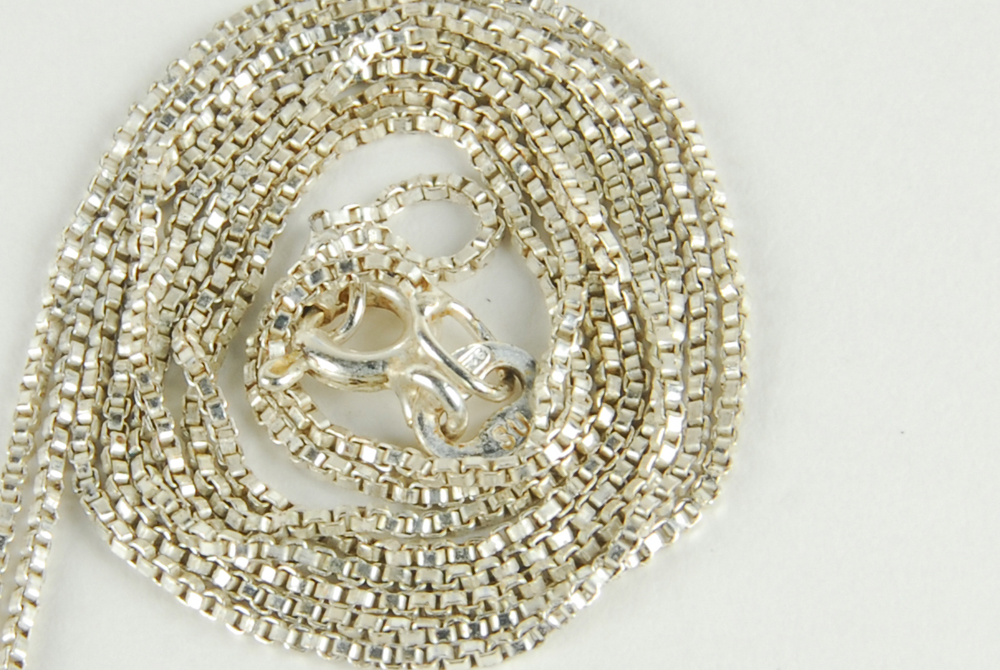 Sterling Silver and Diamond Heart Necklace