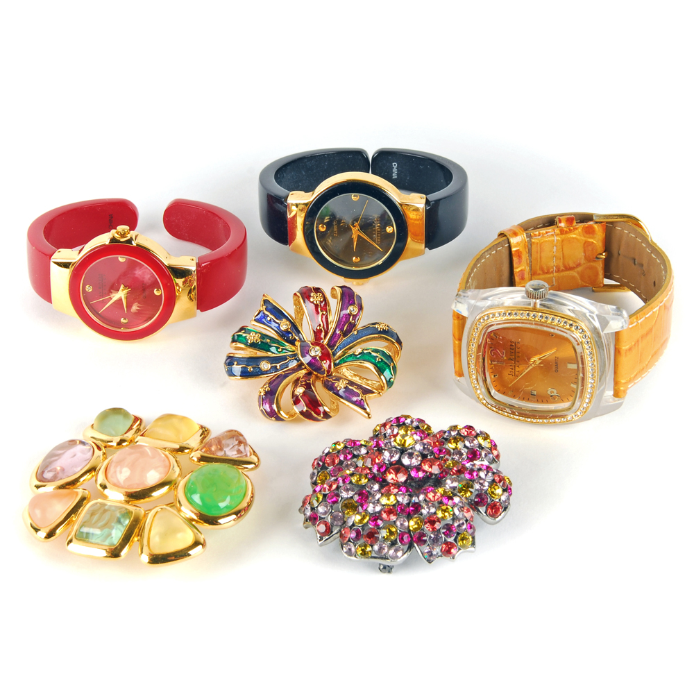 Collection of Joan Rivers Costume Jewelry