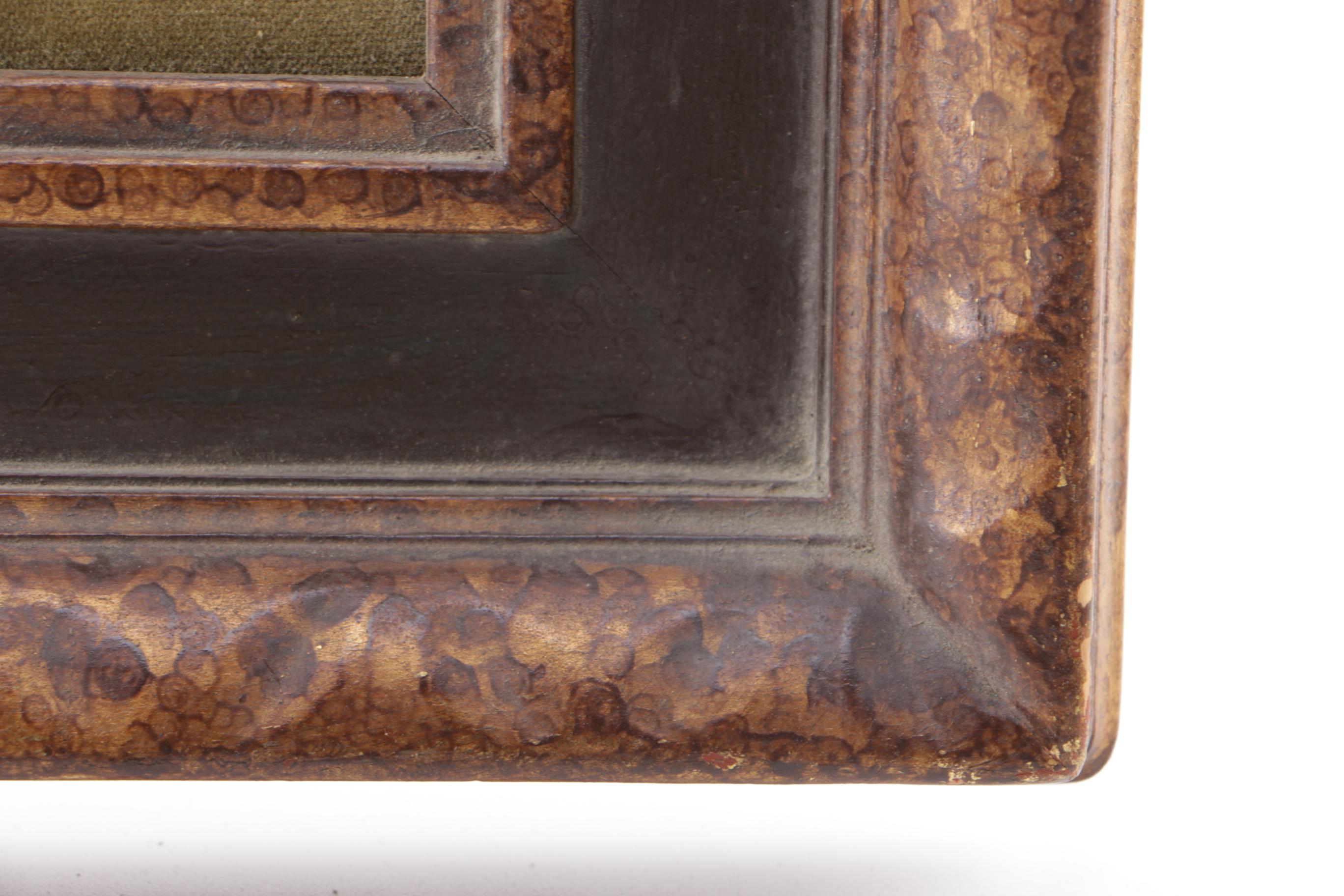 Heinz Scholtz Oil on Copper of a Dutch Frozen River