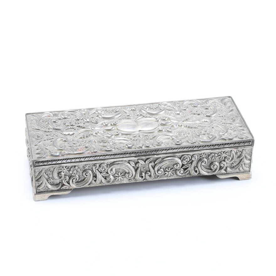 Godinger Silver Plate Jewelry Box