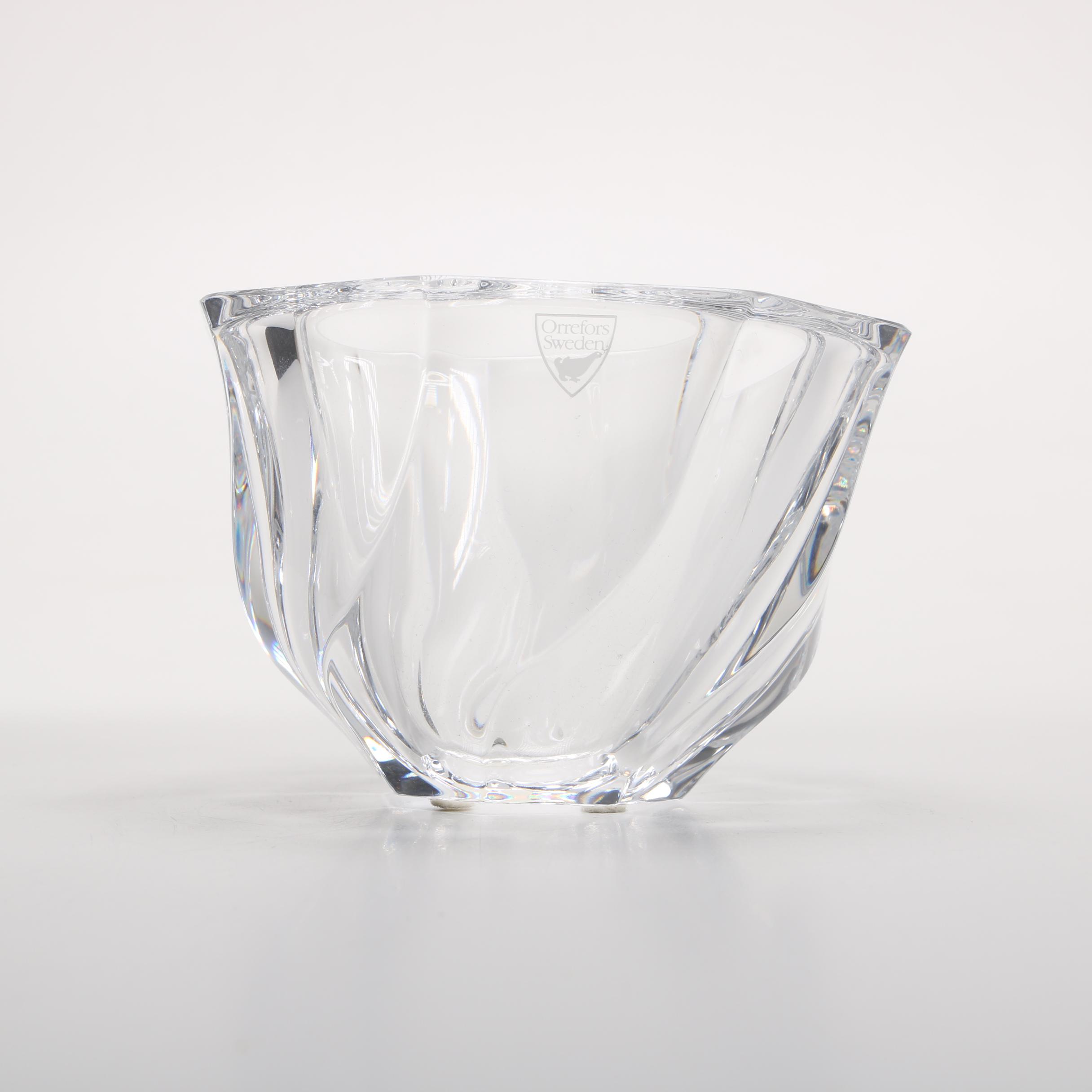 Orrefors Sweden Crystal Bowl