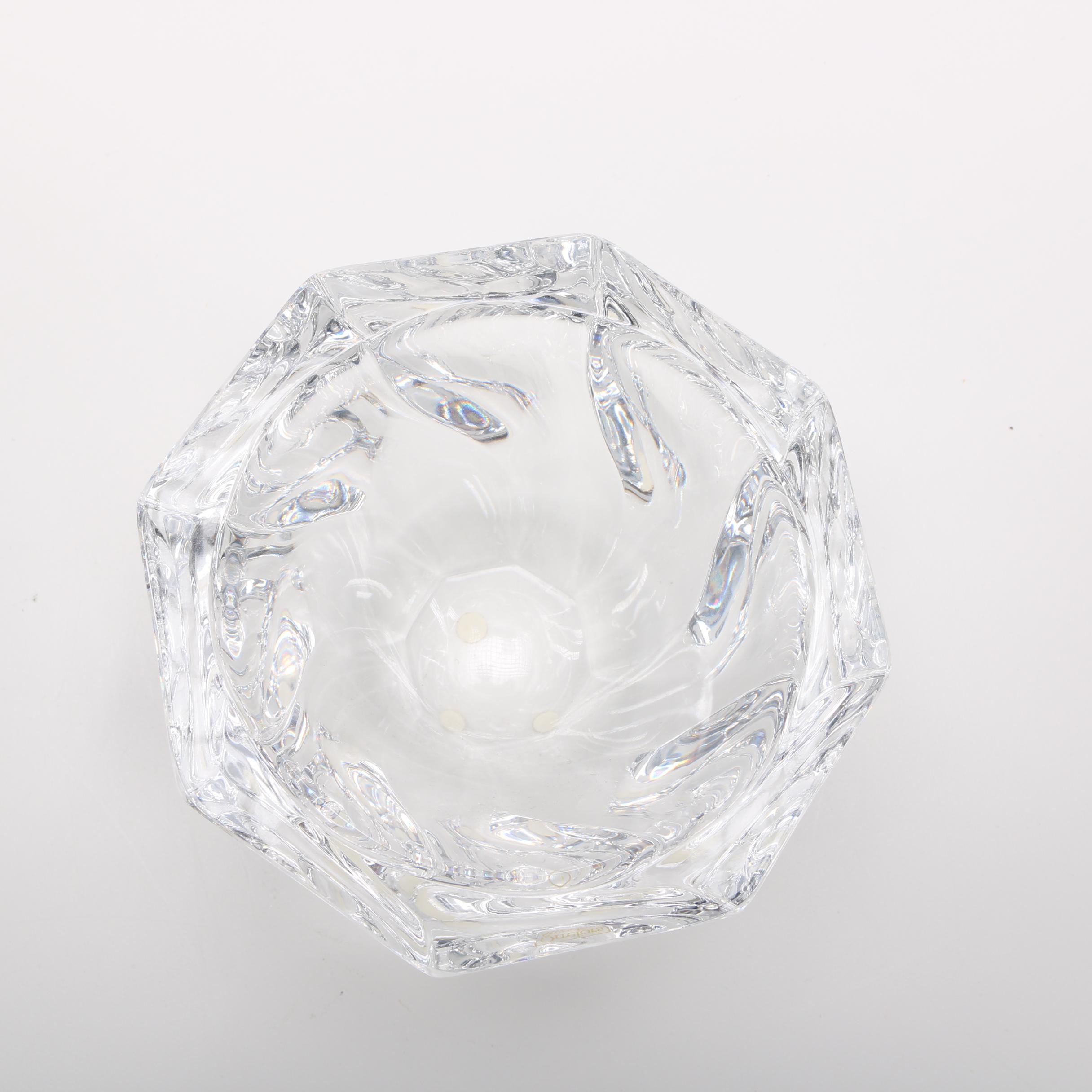 Orrefors Sweden Crystal Bowl