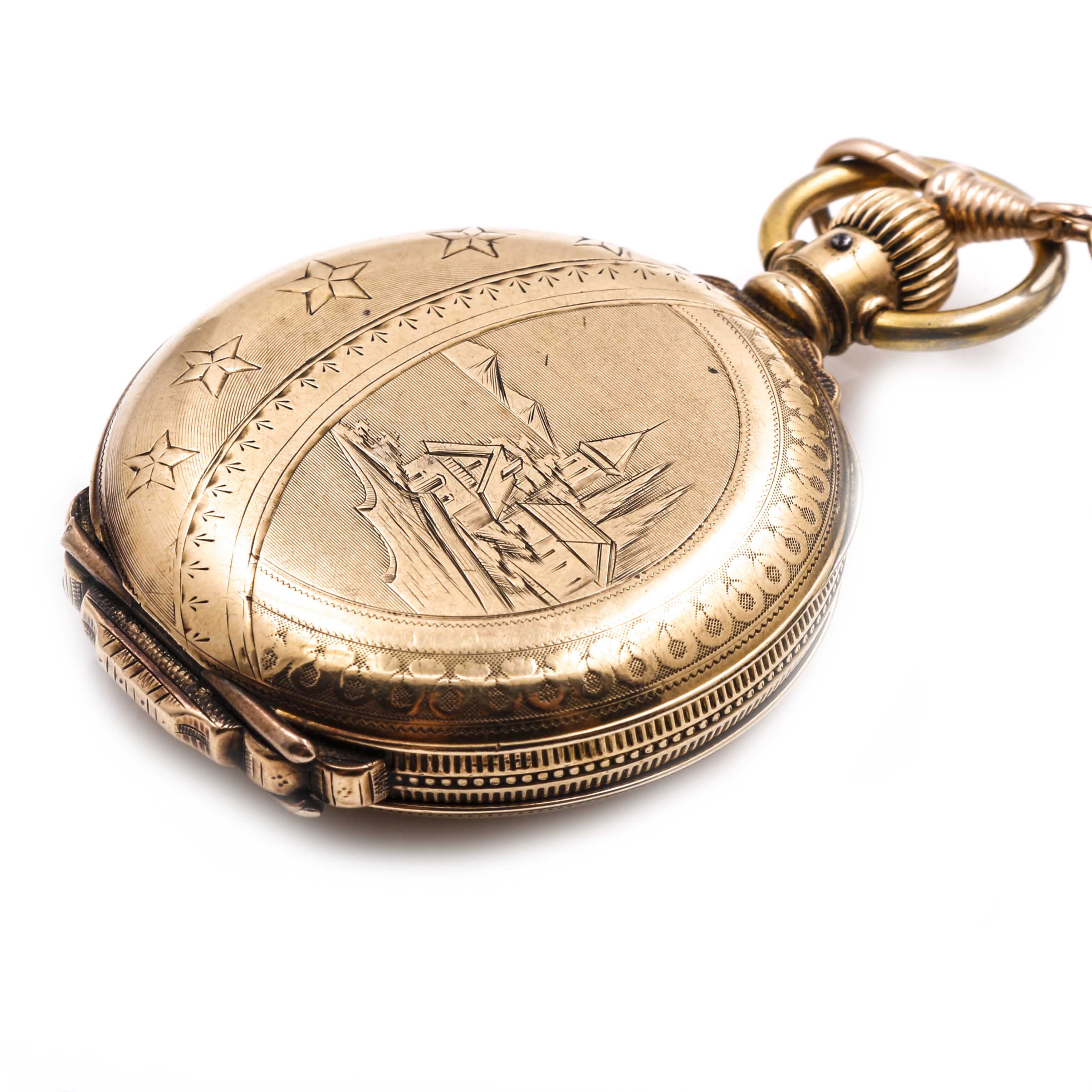 Antique Hampden Pocket Watch