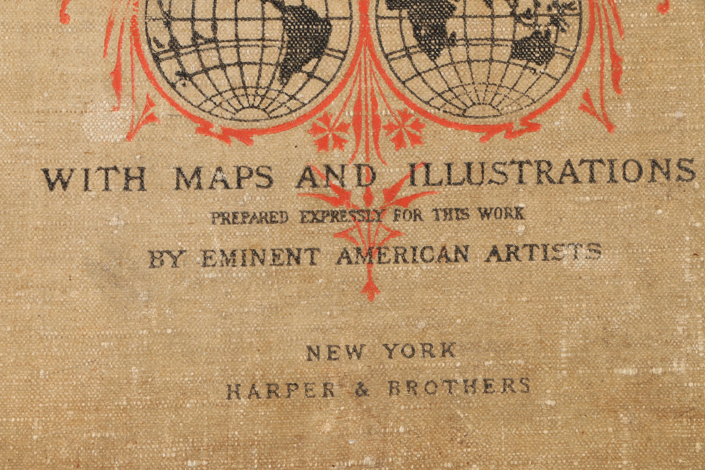 1887 "Harper's School Geography" Book