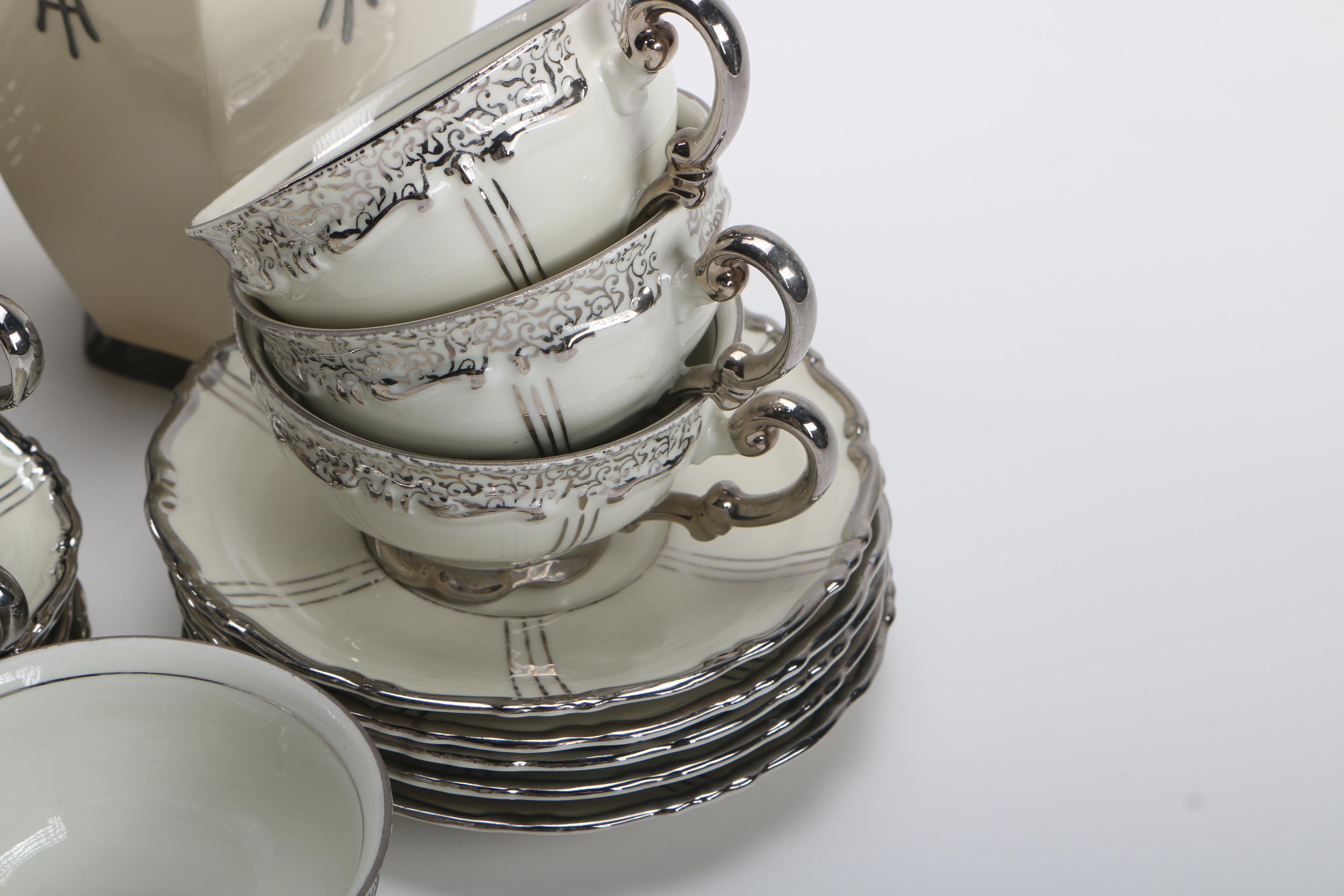 Mitterteich Bavaria China Tea Set