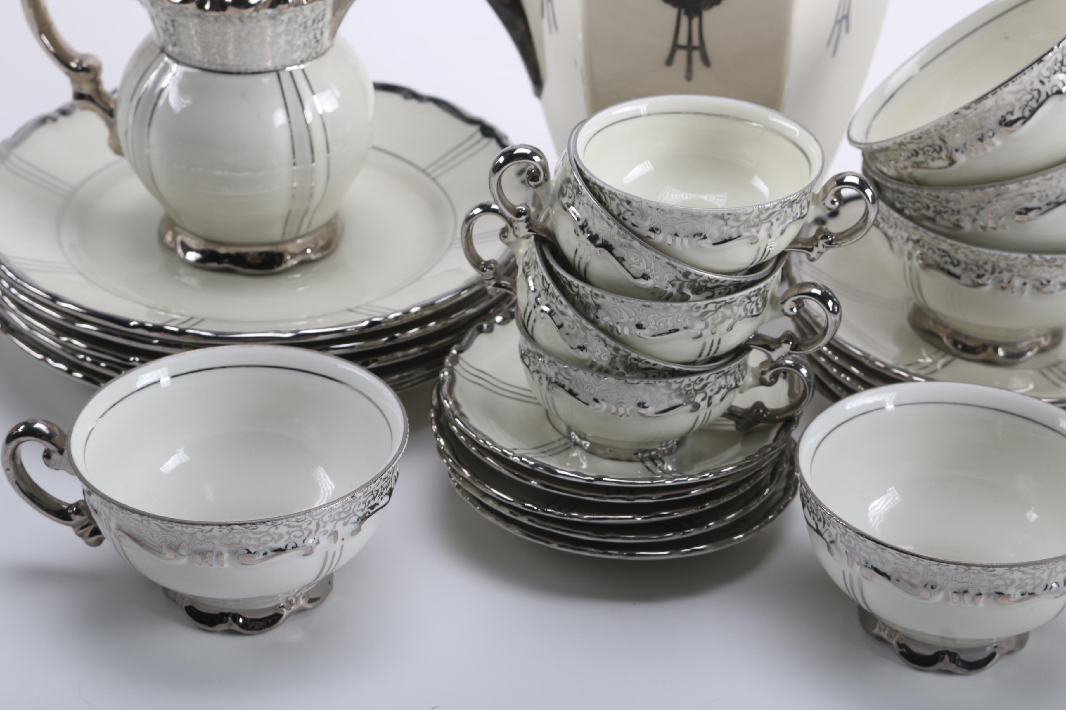 Mitterteich Bavaria China Tea Set