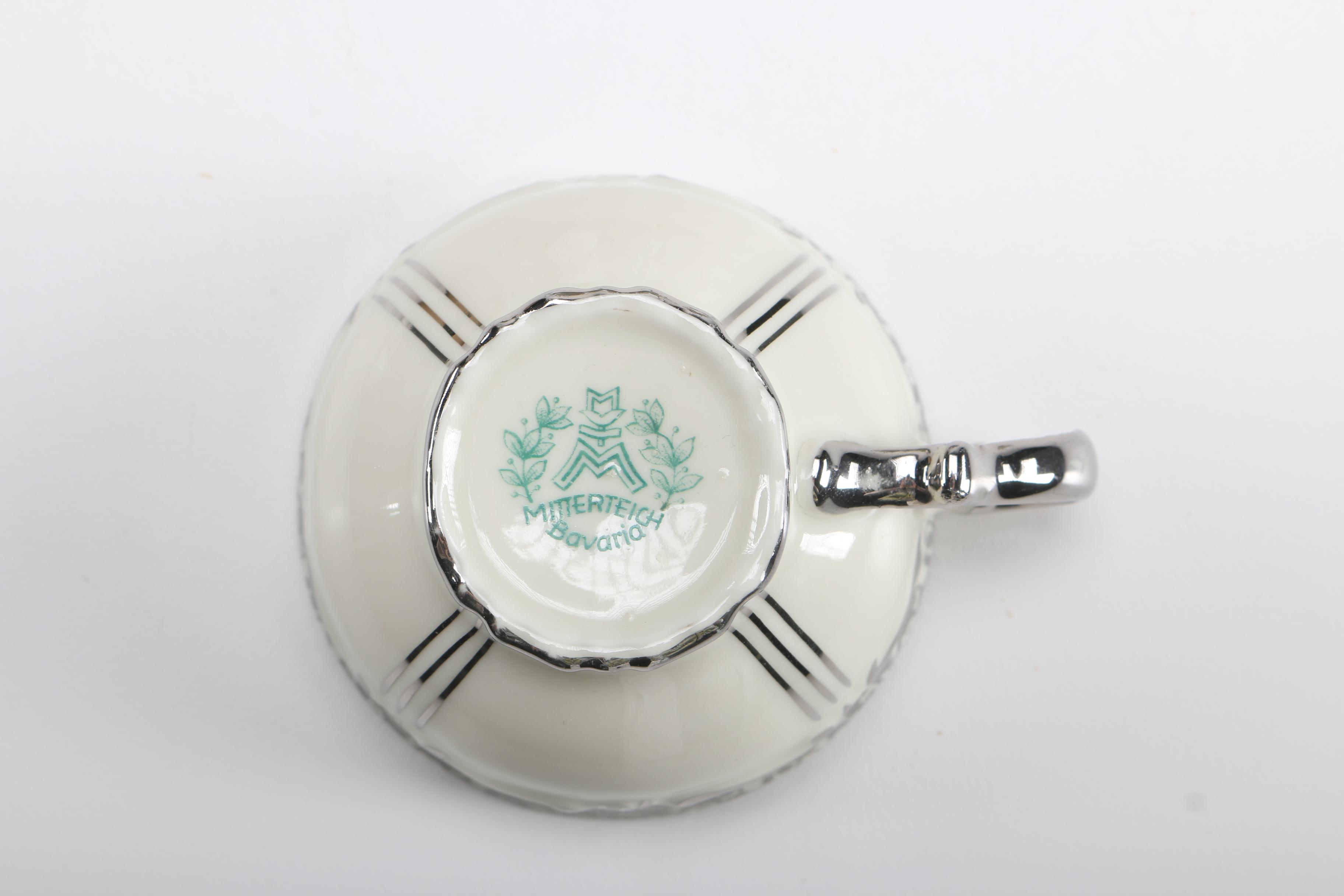 Mitterteich Bavaria China Tea Set