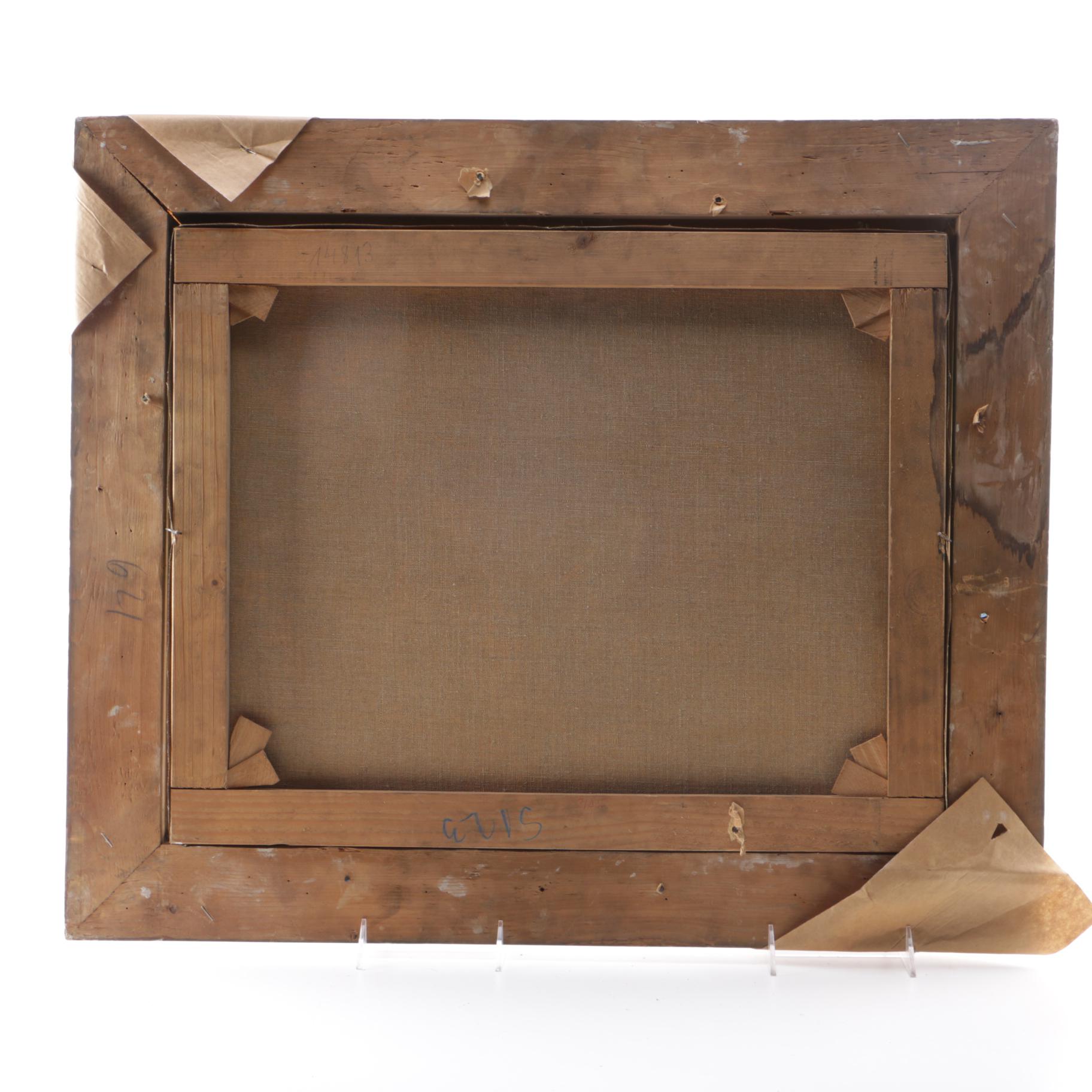 Oil Paining on Canvas of Card Players