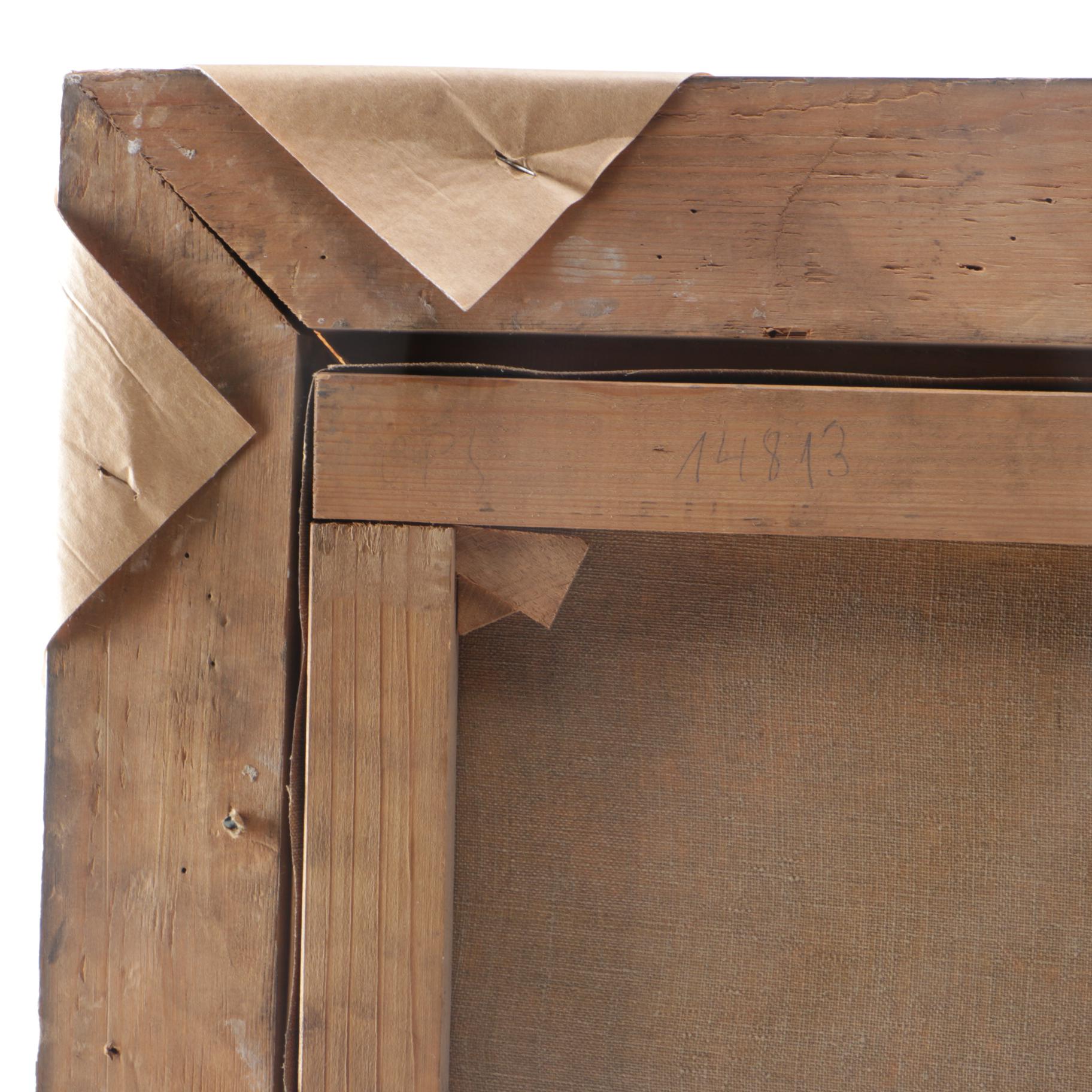 Oil Paining on Canvas of Card Players