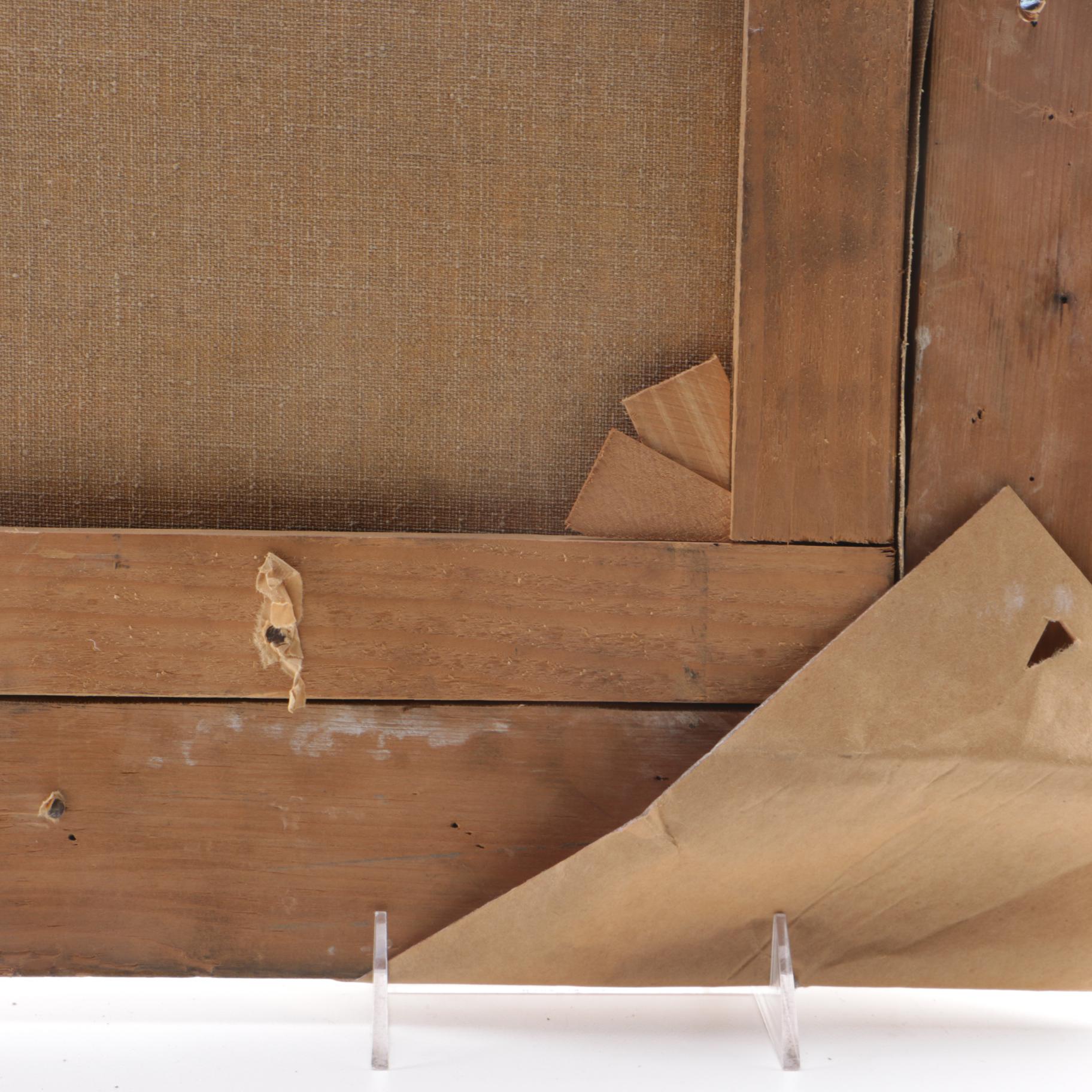 Oil Paining on Canvas of Card Players