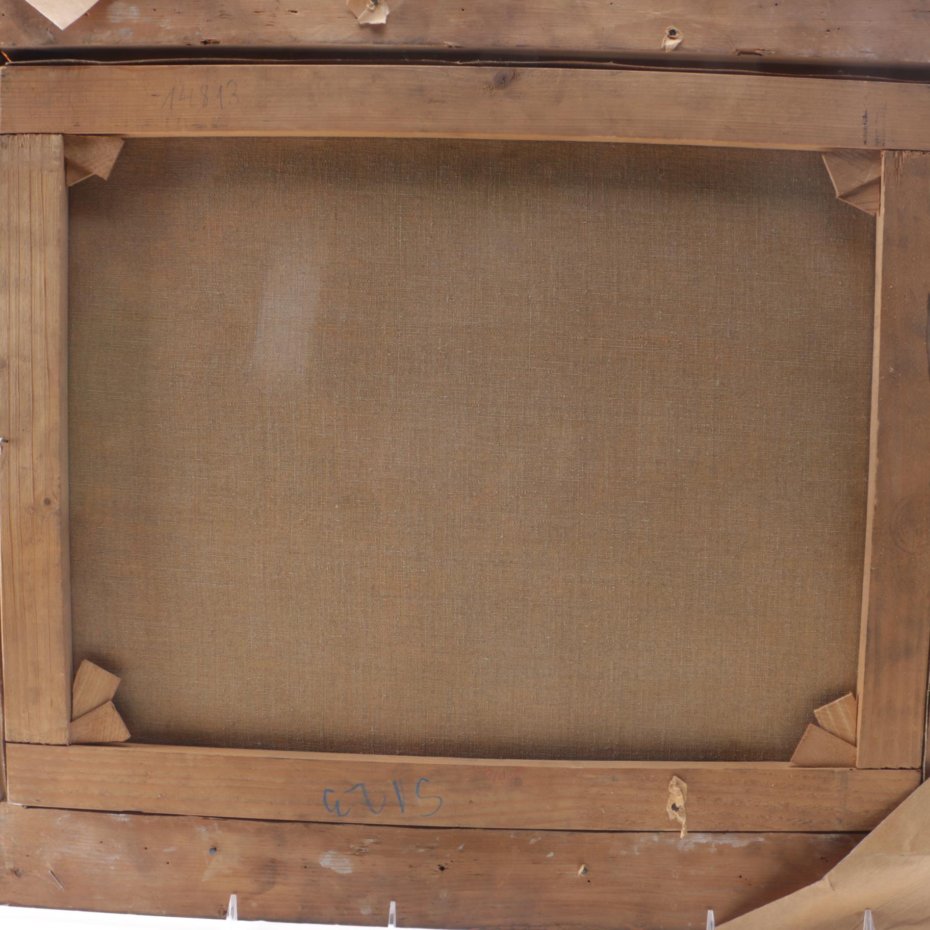 Oil Paining on Canvas of Card Players