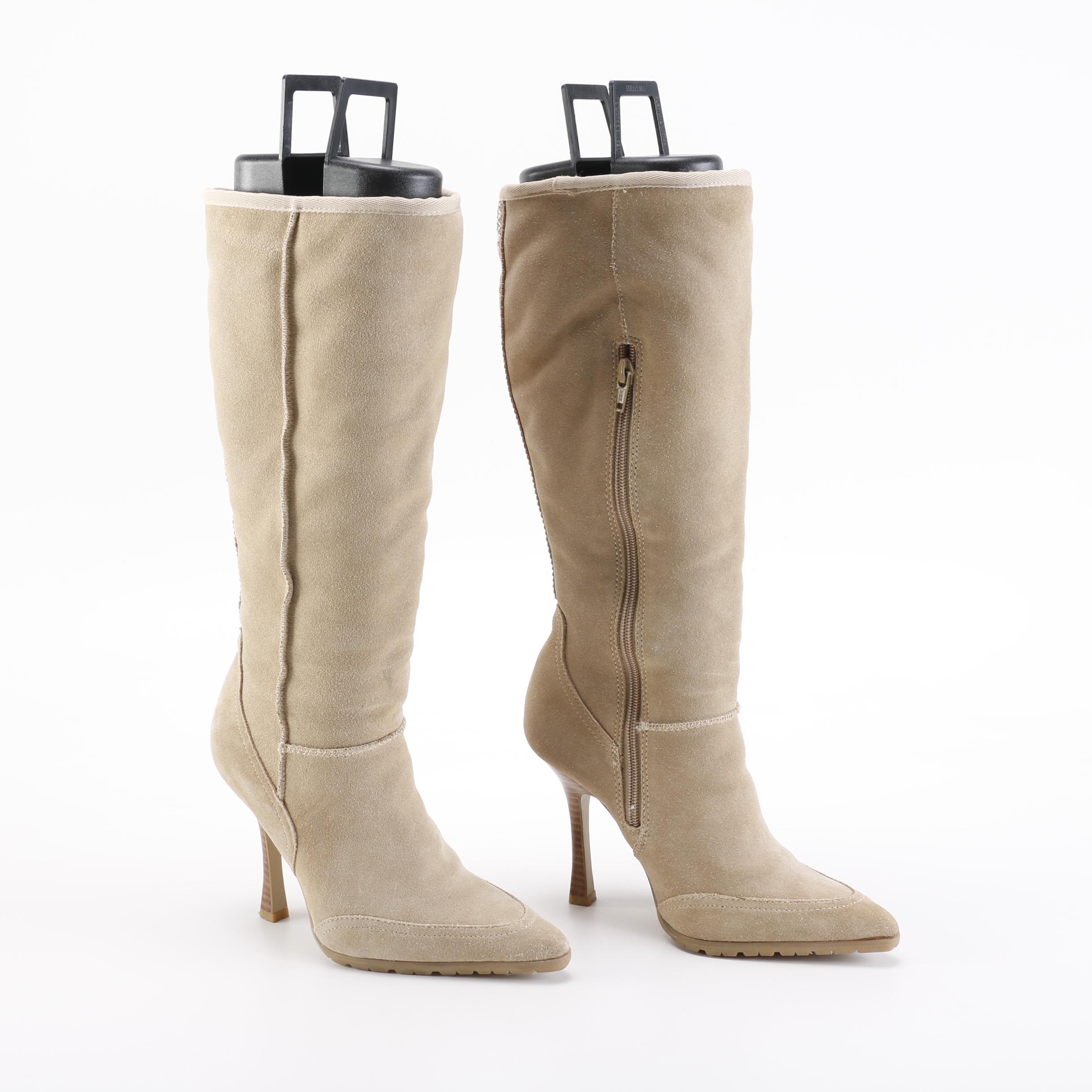 Nine West Heeled Boots with Embroidery
