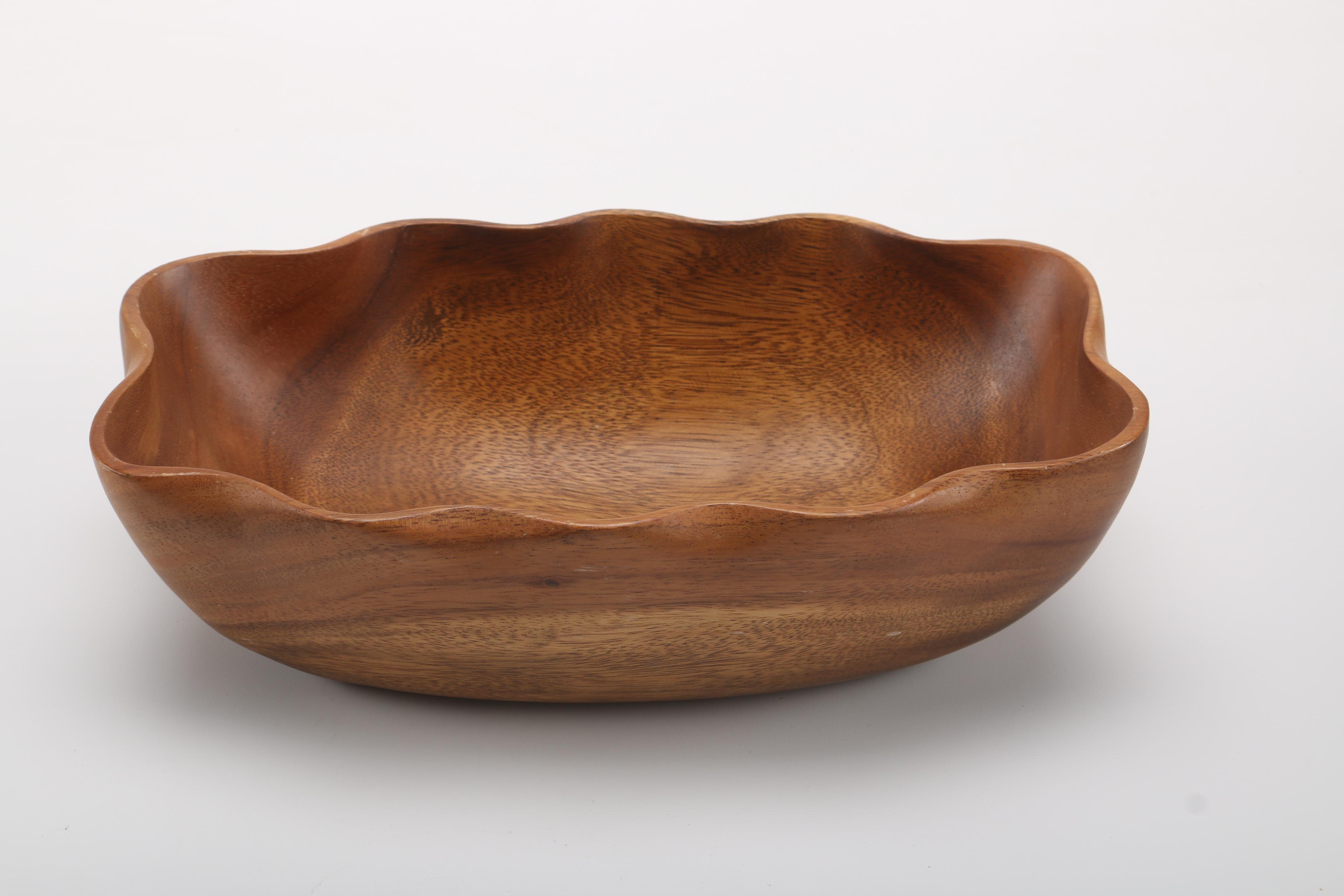 Marked Wooden Bowls