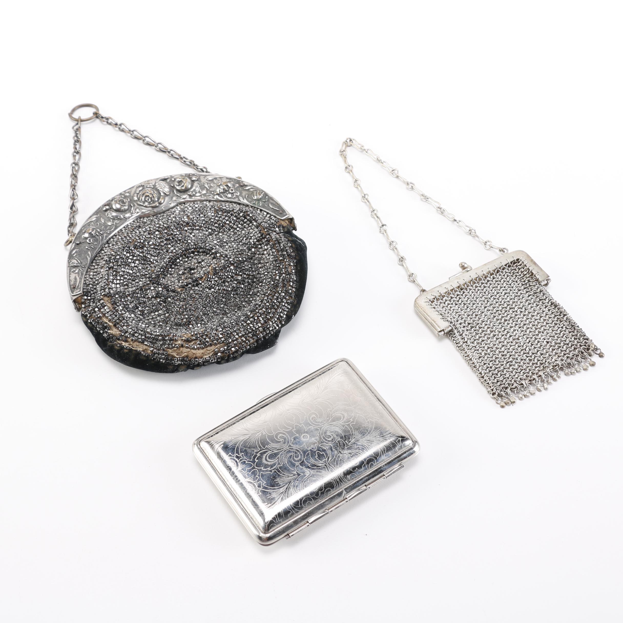 Vintage Purses and Cigarette Holder