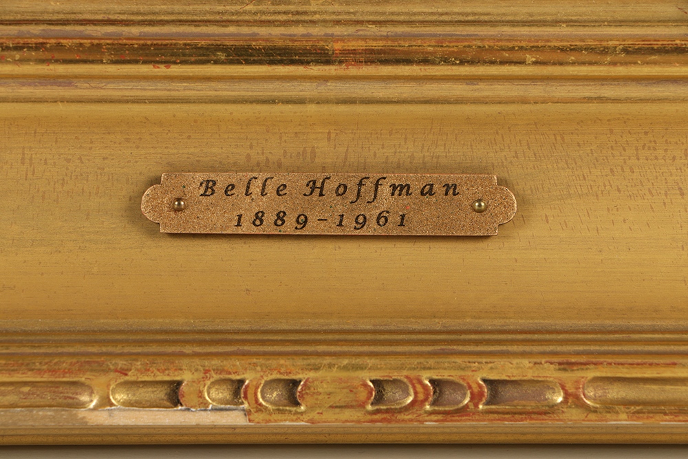 Belle Hoffman Oil Painting on Board "Stormy Skies"