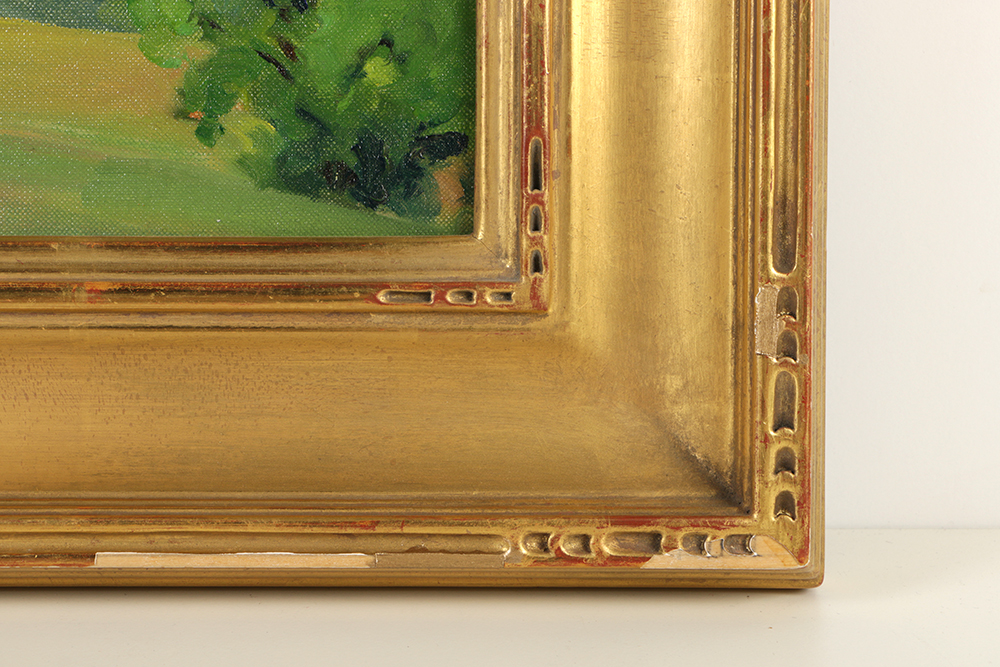 Belle Hoffman Oil Painting on Board "Stormy Skies"