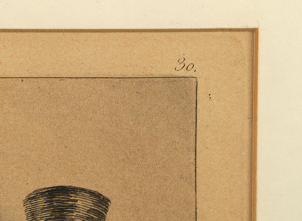 Francisco de Goya Fifth Edition Aquatint Etching on Paper "Porque Esconderlos?"