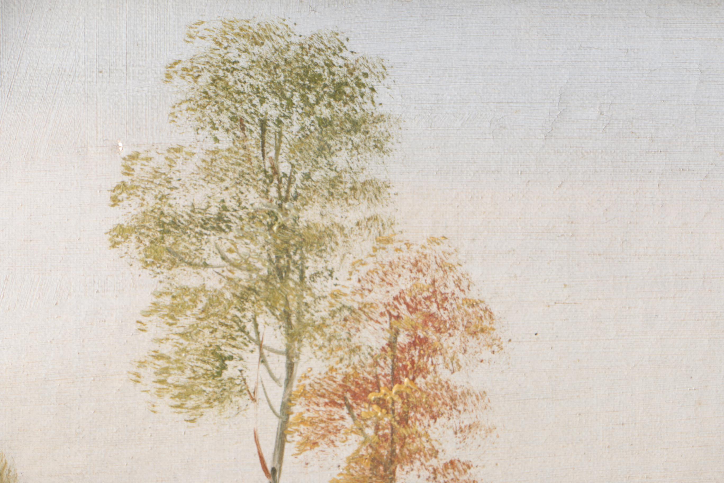 C. Witherton Oil on Canvas "Landscape With Cottage"