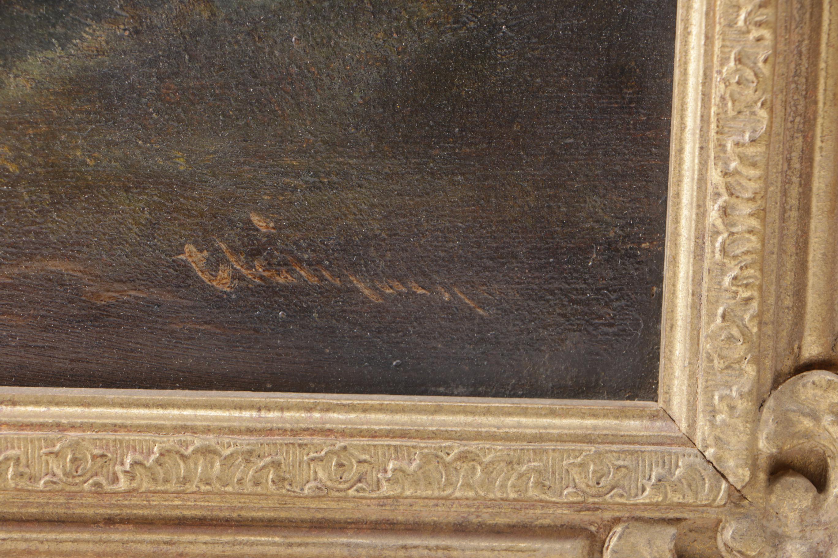 C. Witherton Oil on Canvas "Landscape With Cottage"