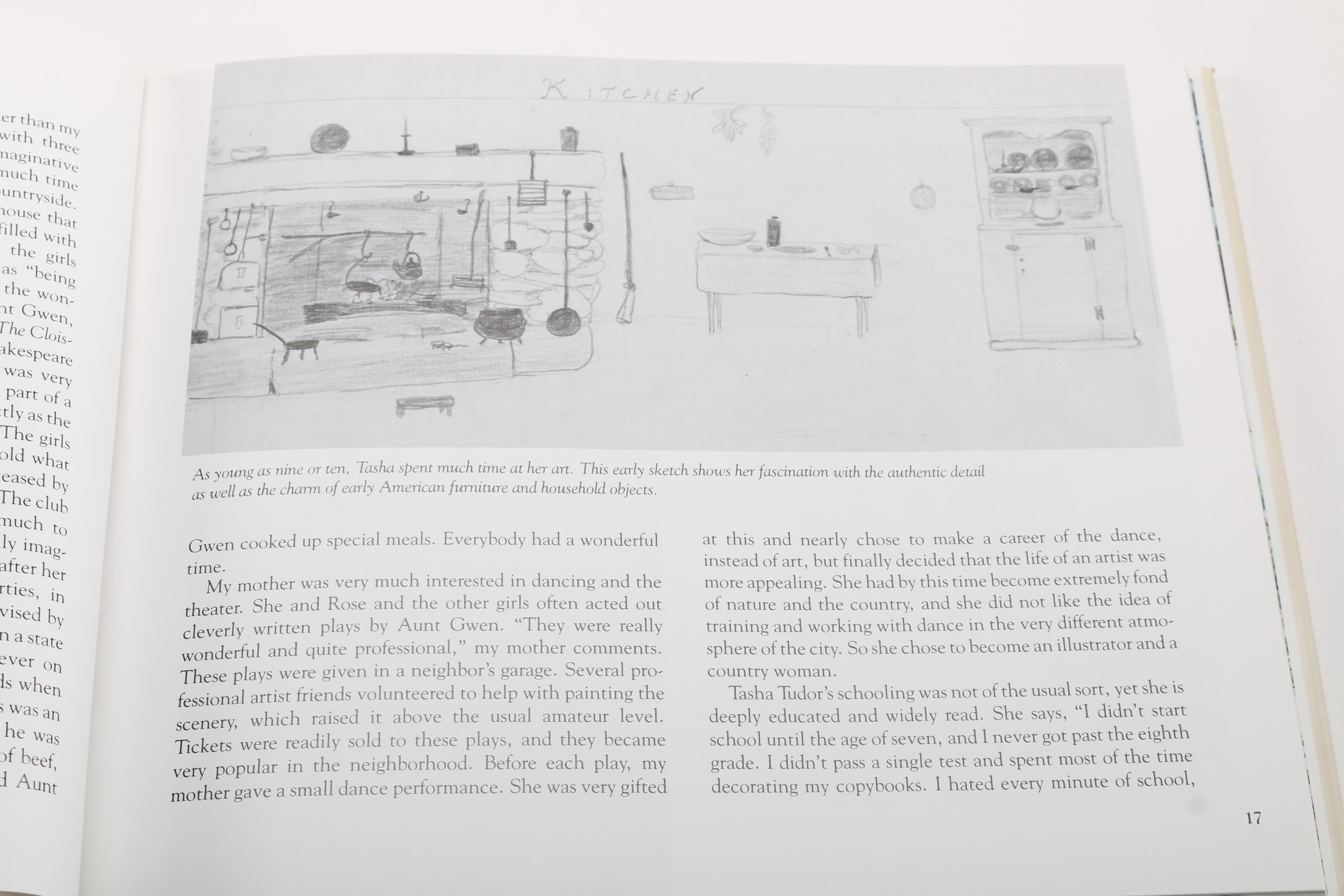 Bethany Tudor Book on Tasha Tudor and Handmade Owl Figurine