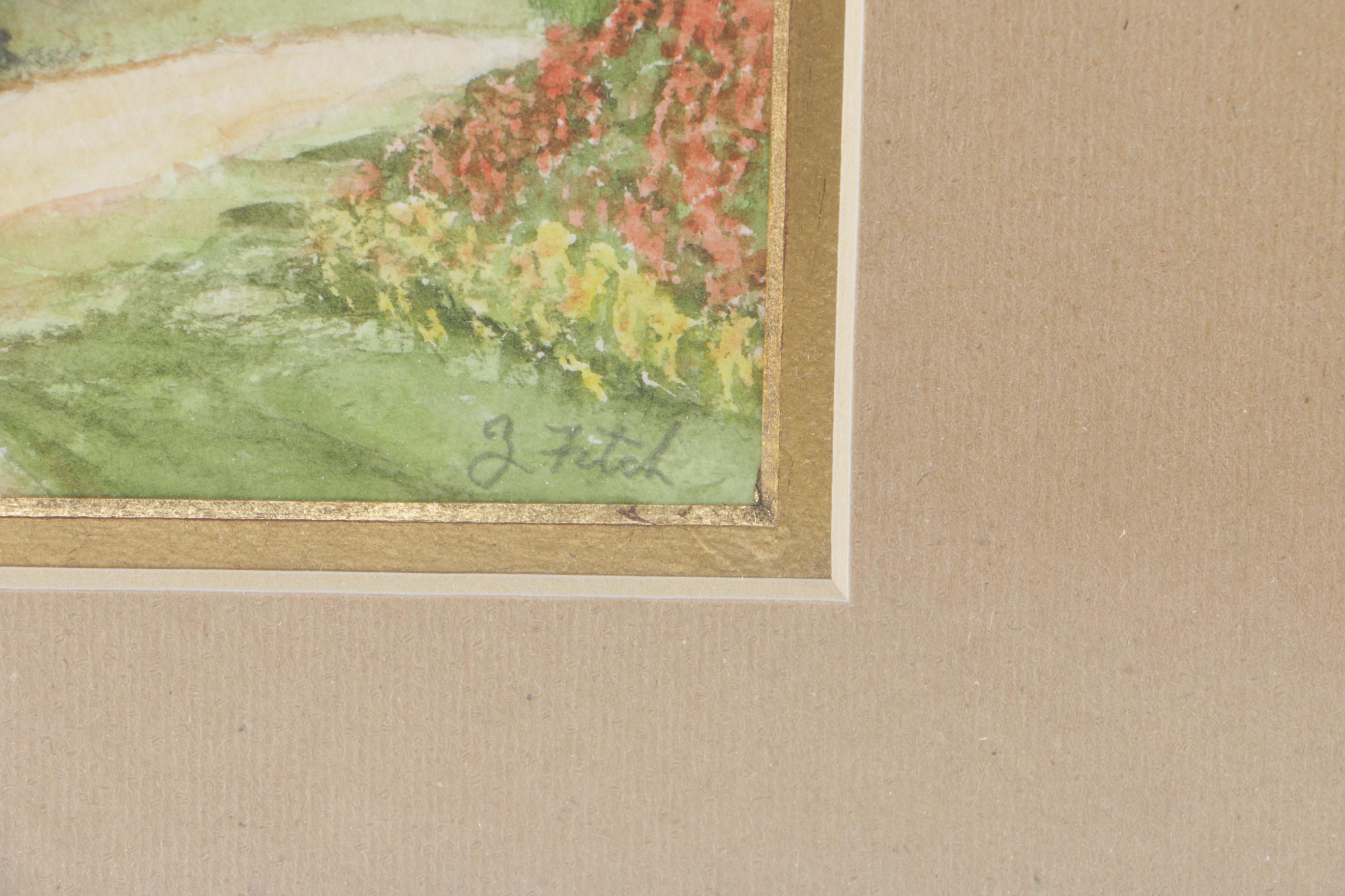 Zoe Fitch Watercolor "English Cottage"