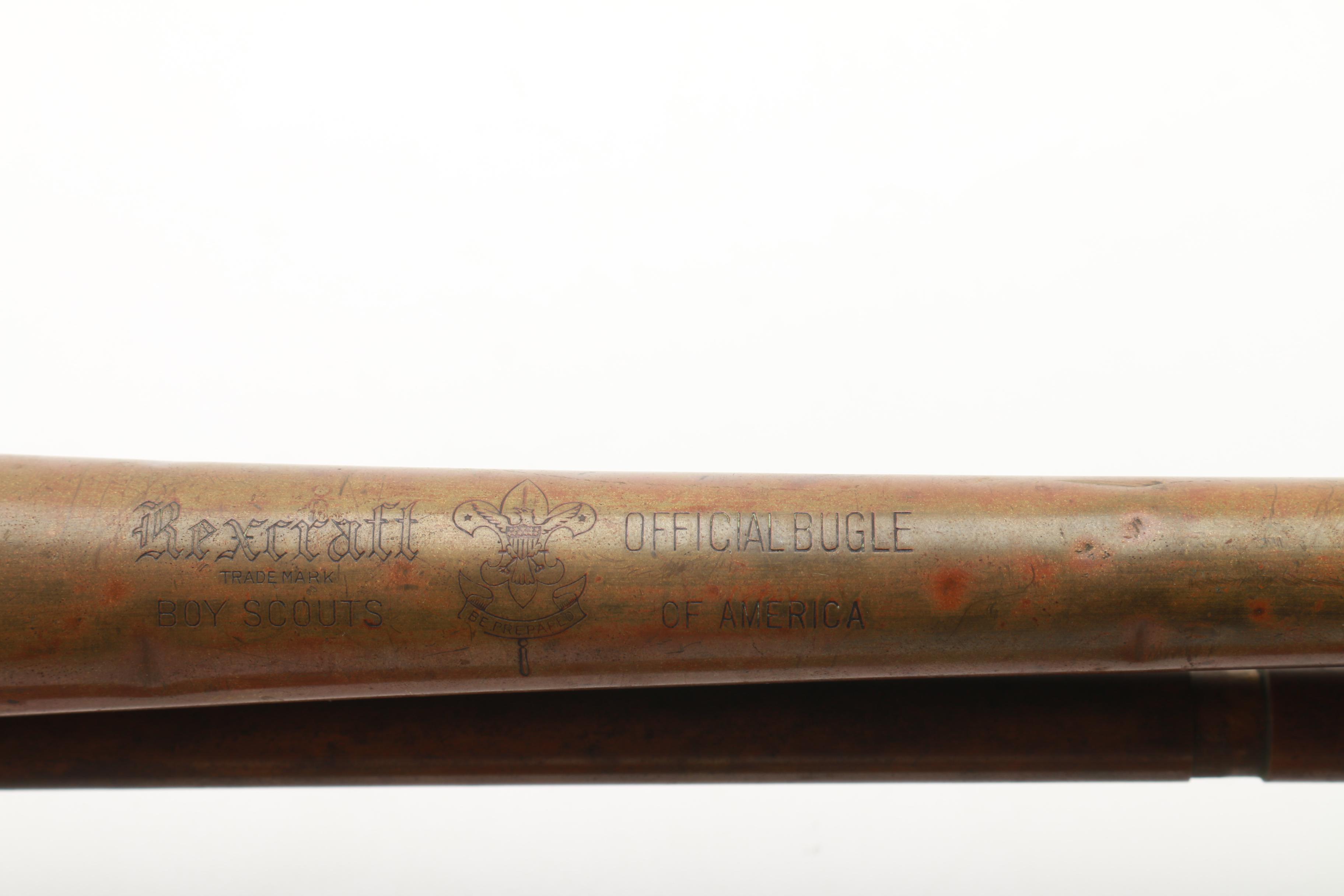 Vintage H.N. White and Rexcraft Boy Scout Bugles