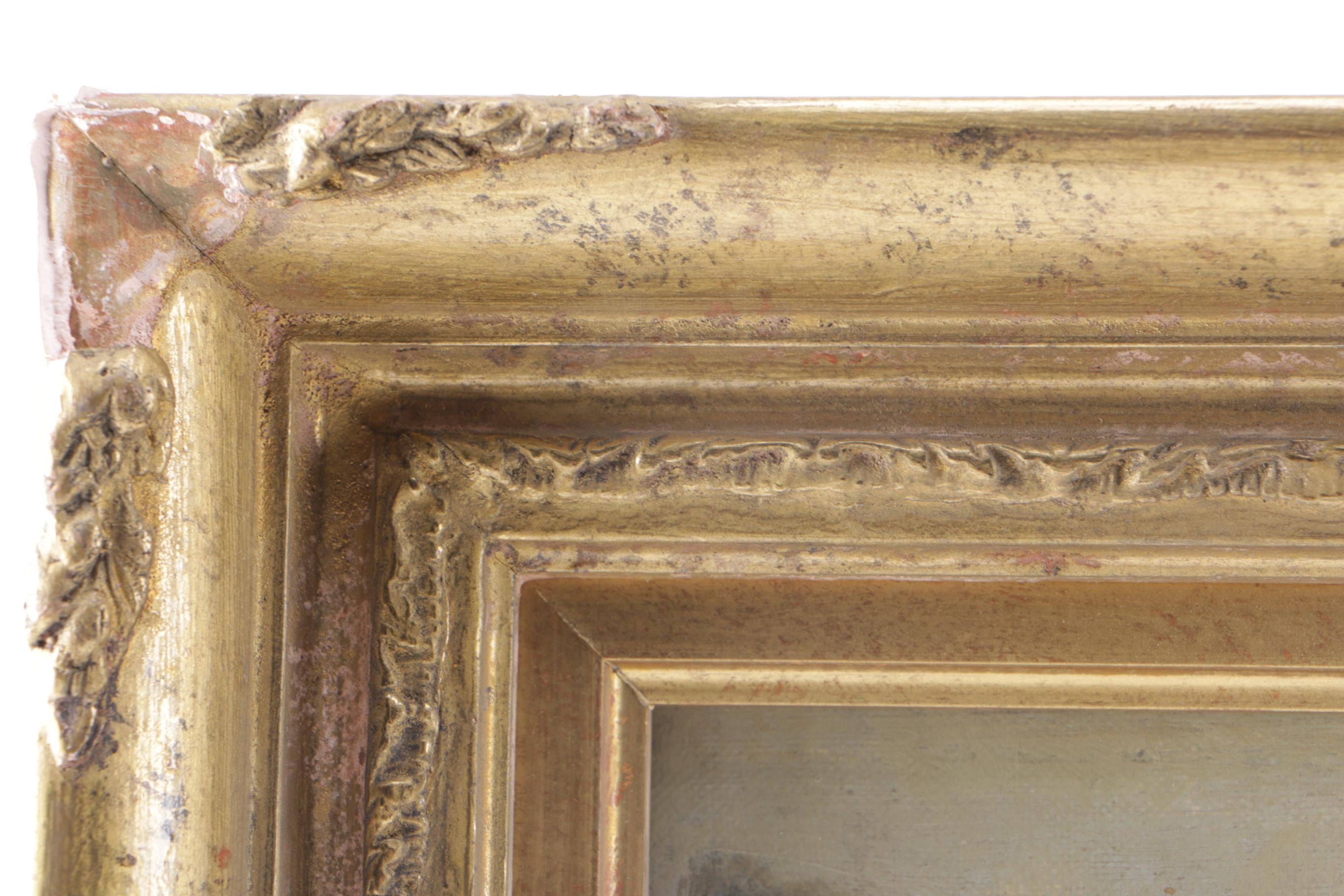 1888 H.C. Stokes Oil Painting on Canvas "Ladies Day, Hereford Hunt"