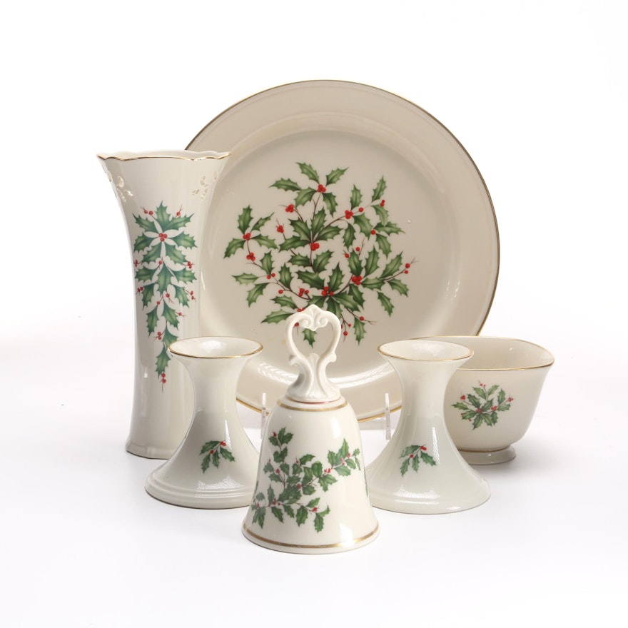 Selection of "Holiday" Pieces by Lenox