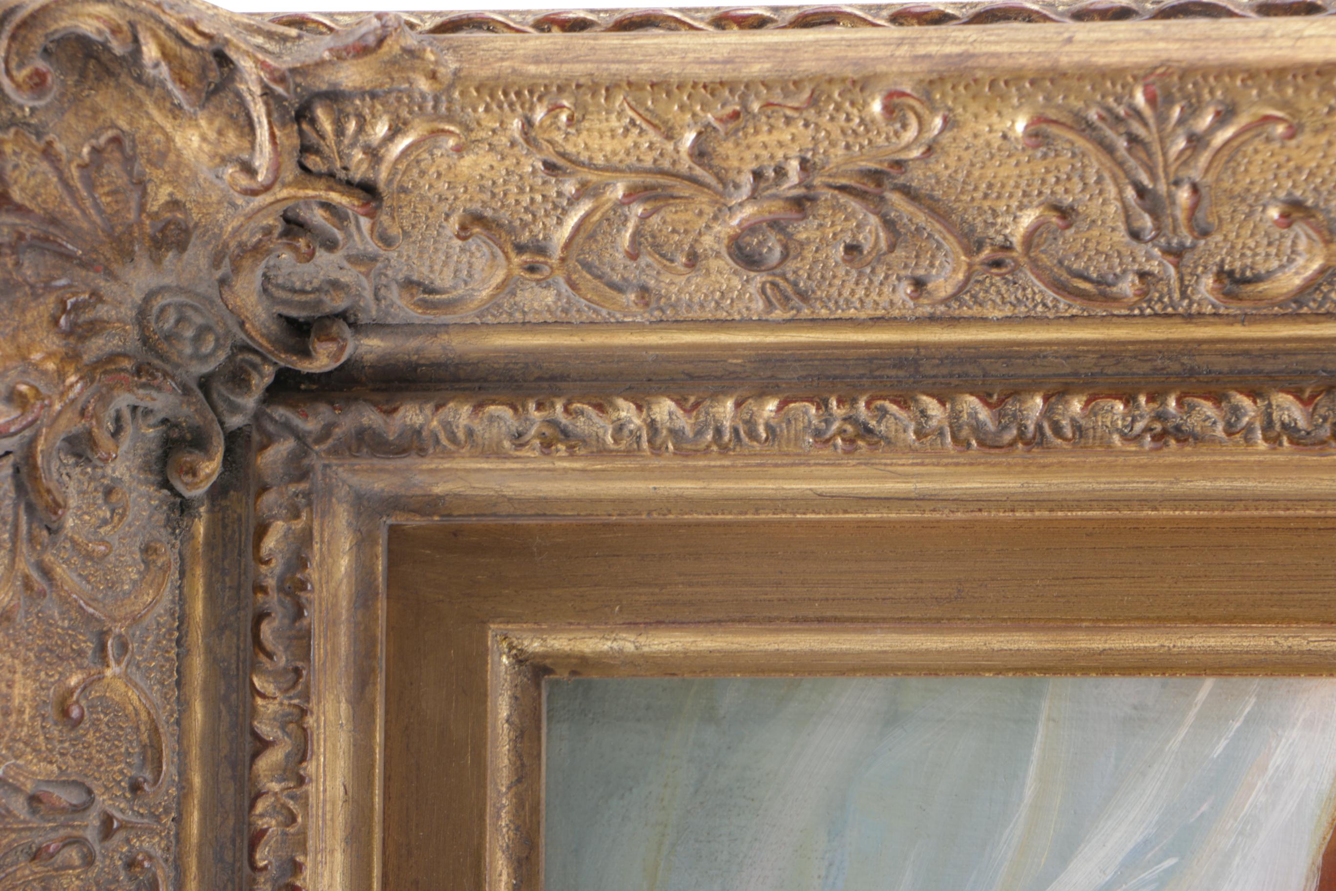 Manuel Gonzal Oil Painting on Canvas "Nude"