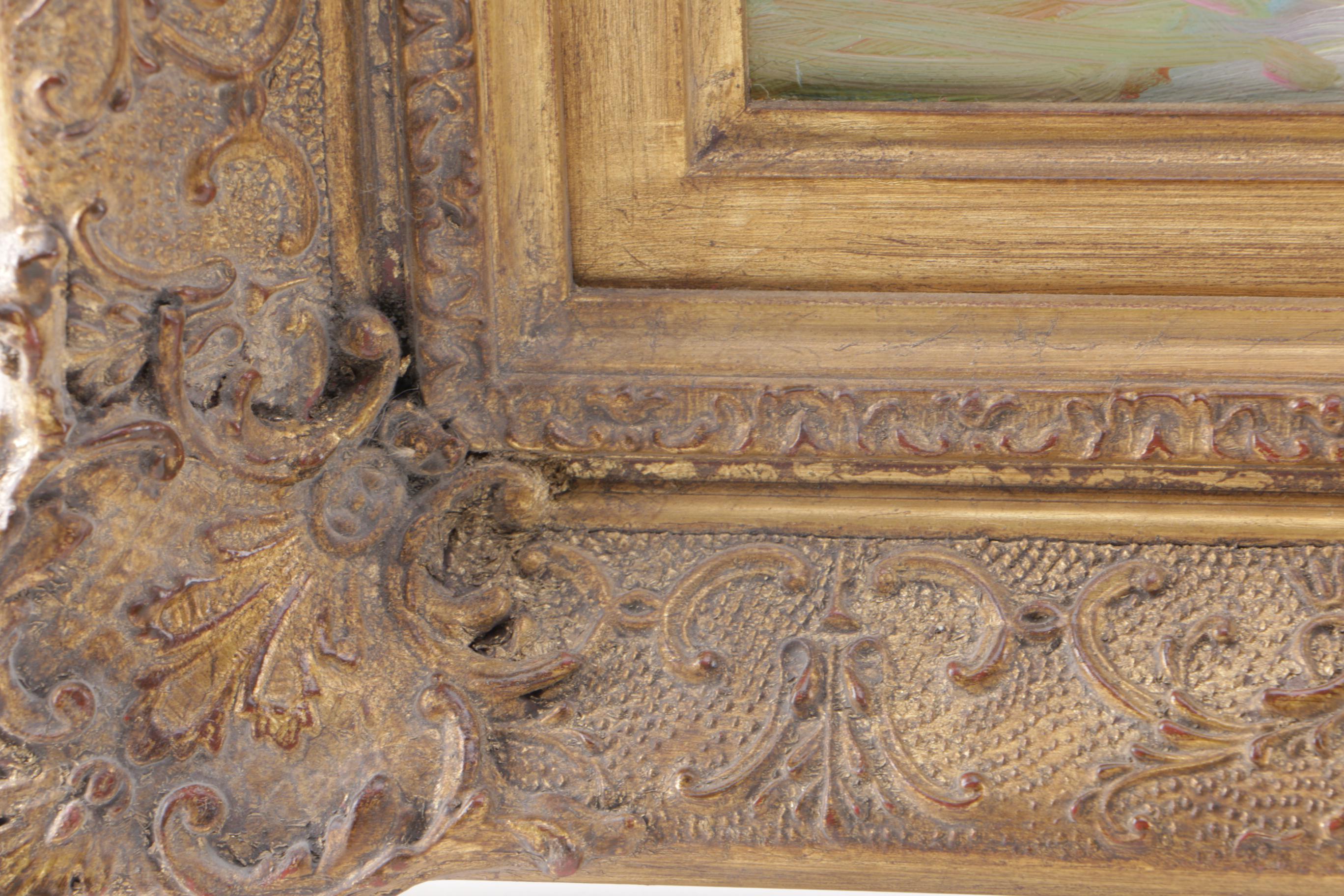 Manuel Gonzal Oil Painting on Canvas "Nude"