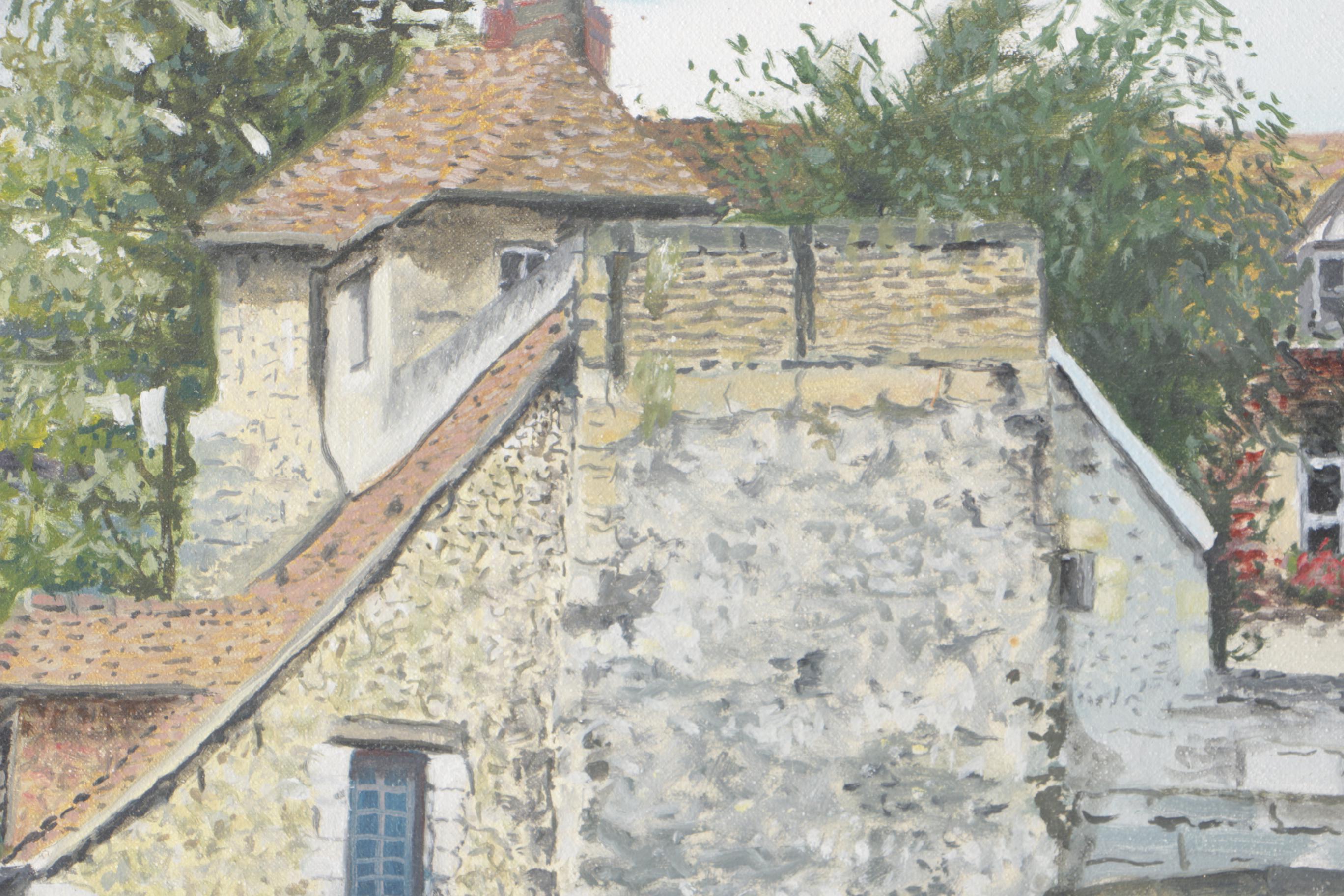 Duchemin Oil on Canvas "Honfleur"